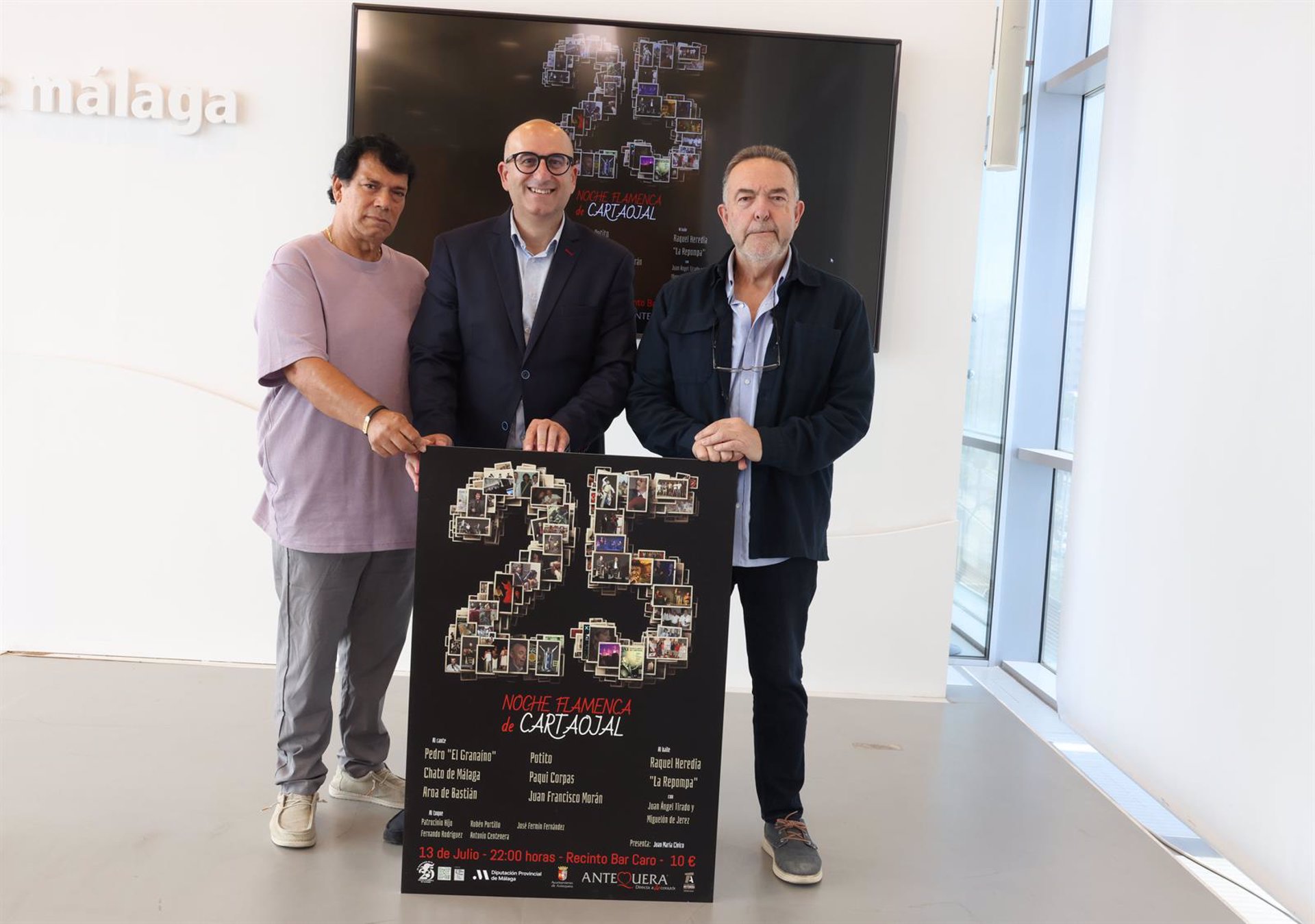 La Noche Flamenca de Cartaojal, en Antequera, reunirá a una docena de artistas el 13 de julio