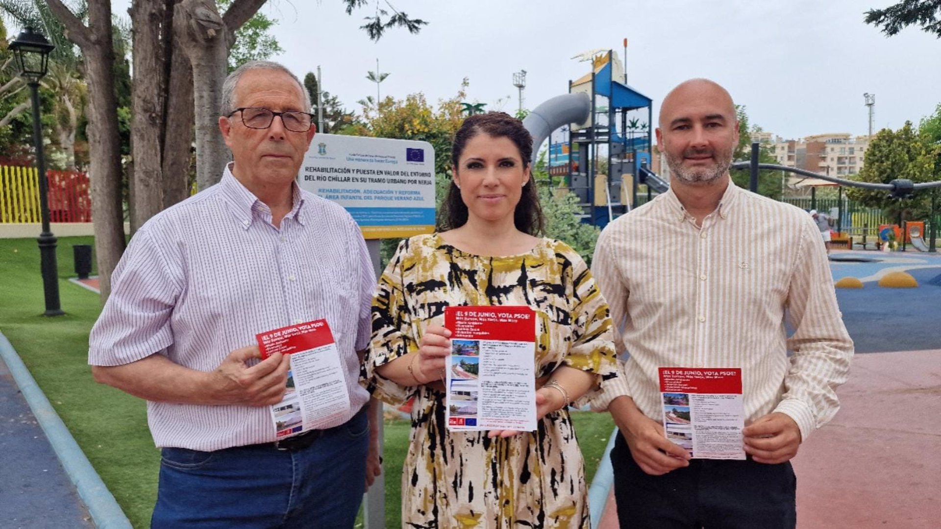 El PSOE afirma que votar socialista el 9J es votar para que vengan más fondos europeos para Nerja y Maro
