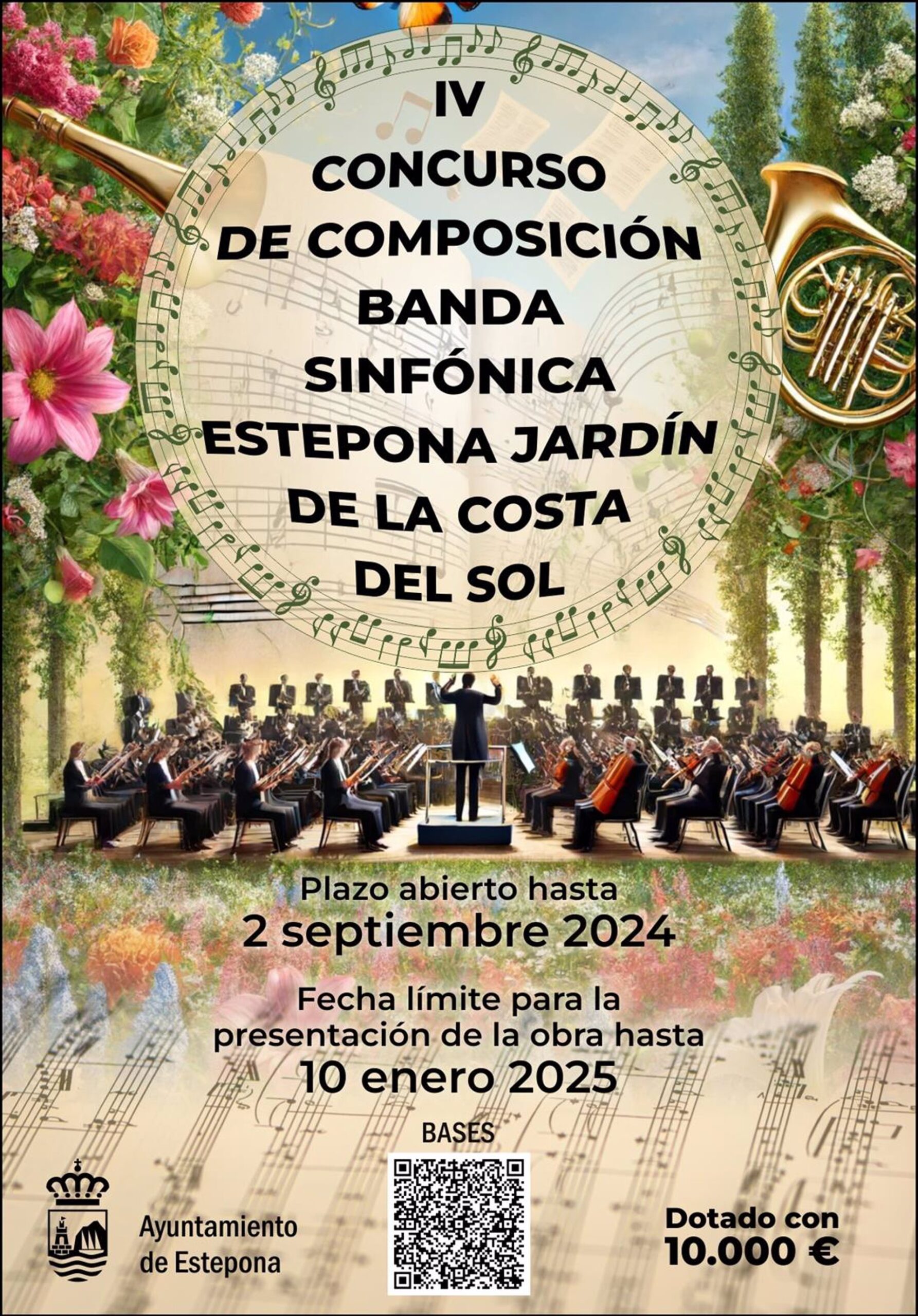 Estepona convoca el IV Concurso de Composición para Banda Sinfónica 'Jardín de la Costa del Sol'