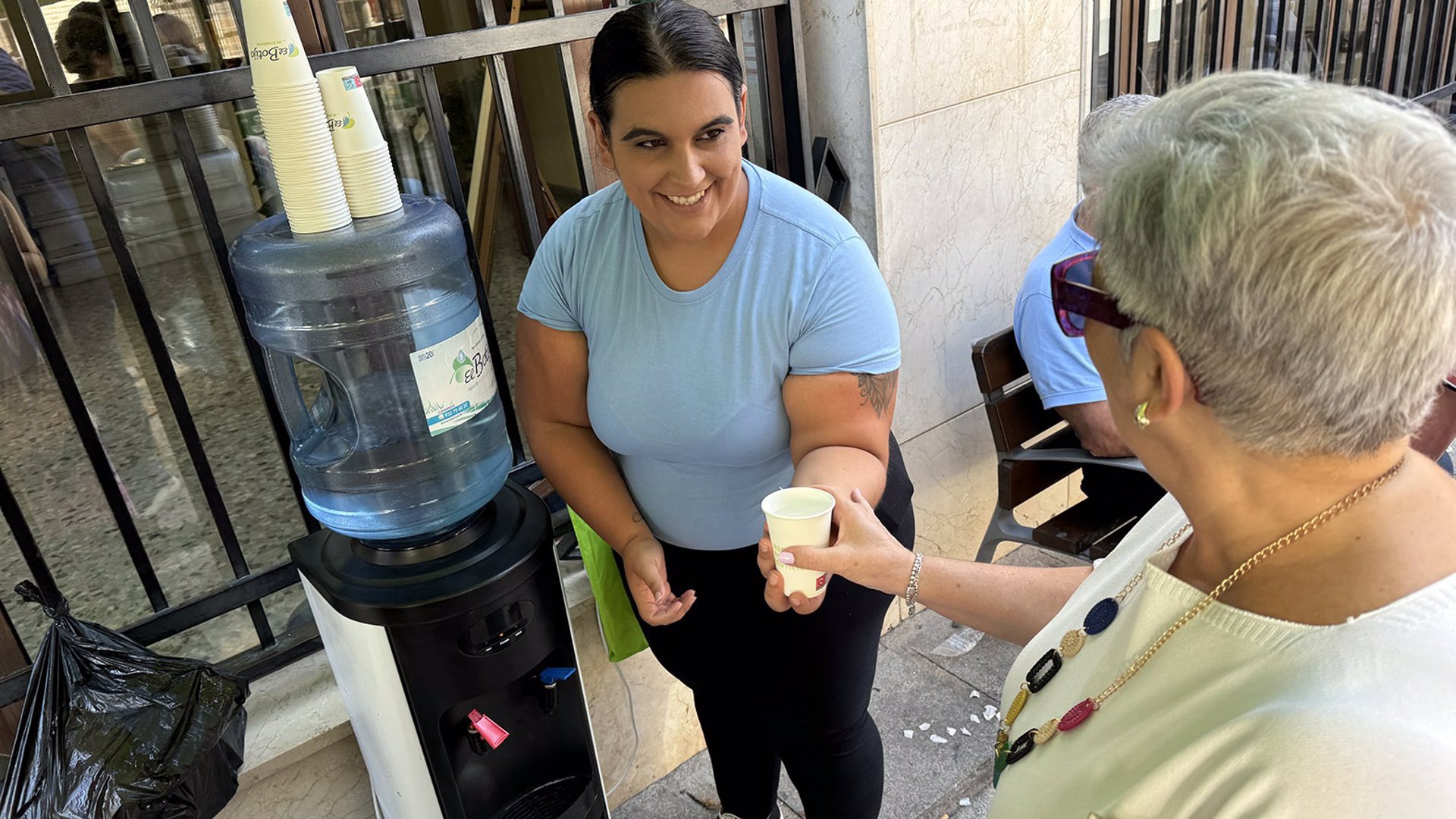 El Ayuntamiento de Antequera instala dispensadores de agua para hacer frente a la ola de calor