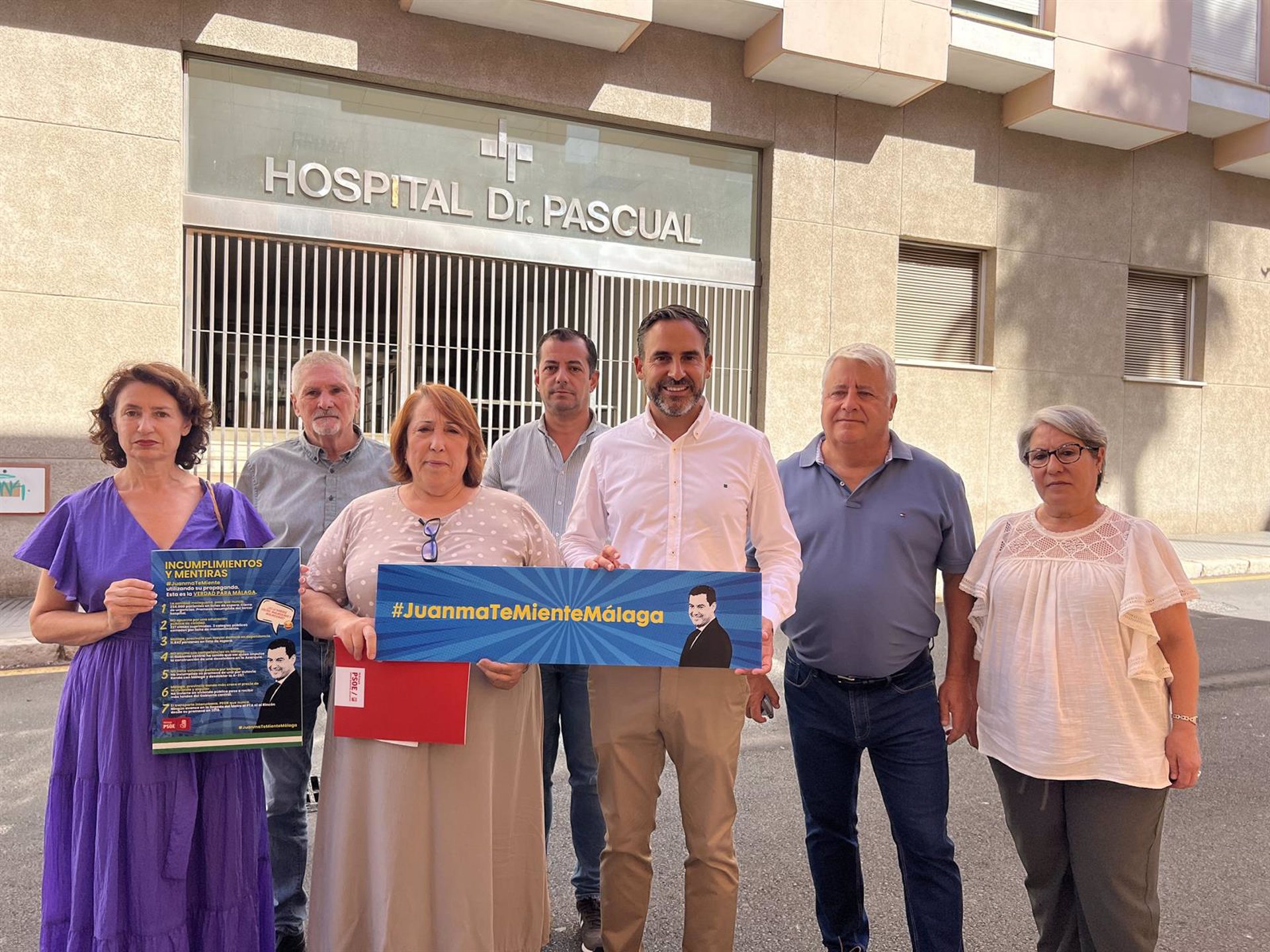 El PSOE acusa a Moreno de "llevar seis años mintiendo a Málaga como presidente de la Junta"