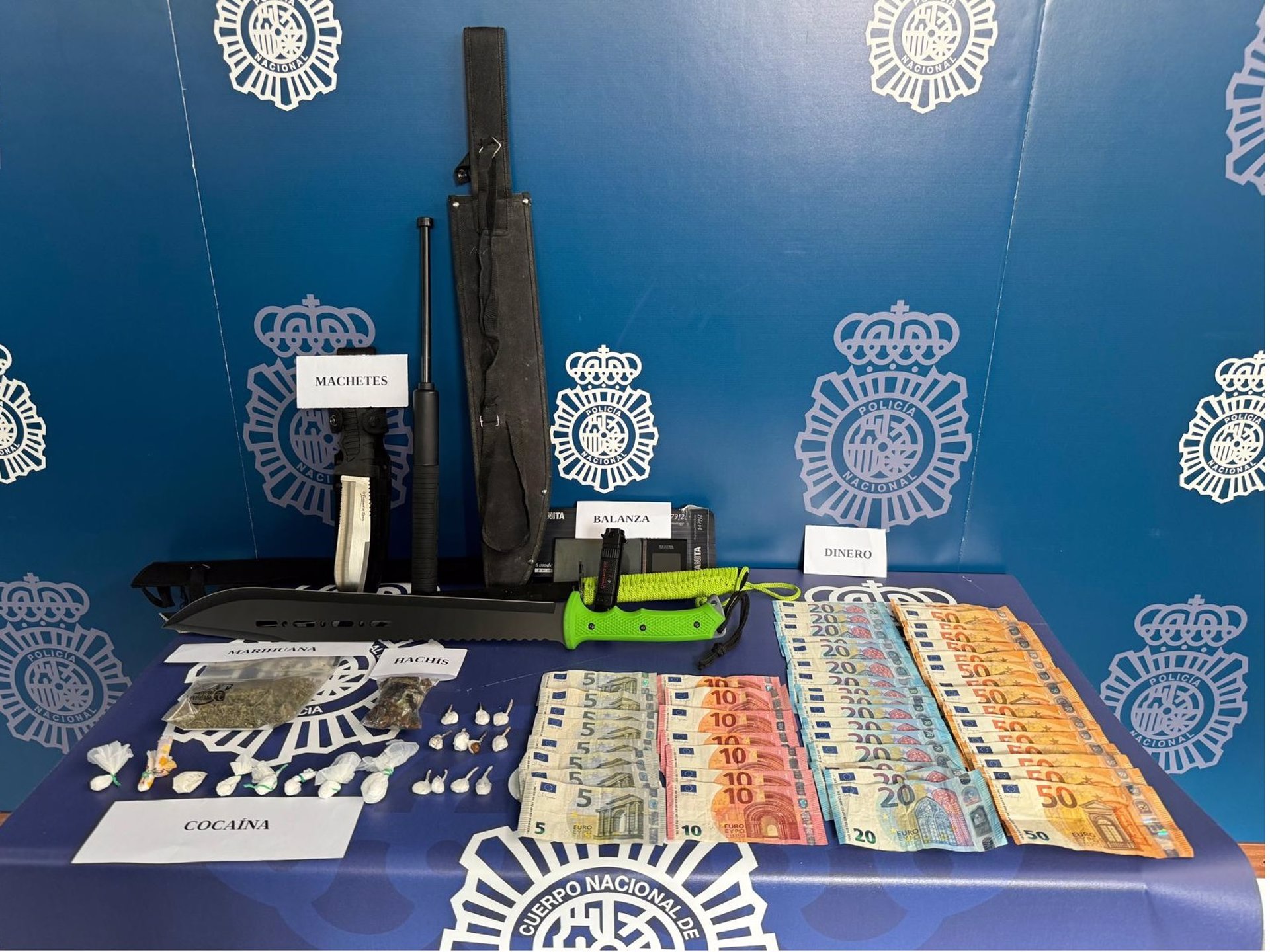 Desactivados en Marbella cinco puntos de drogas especializados en diferentes sustancias