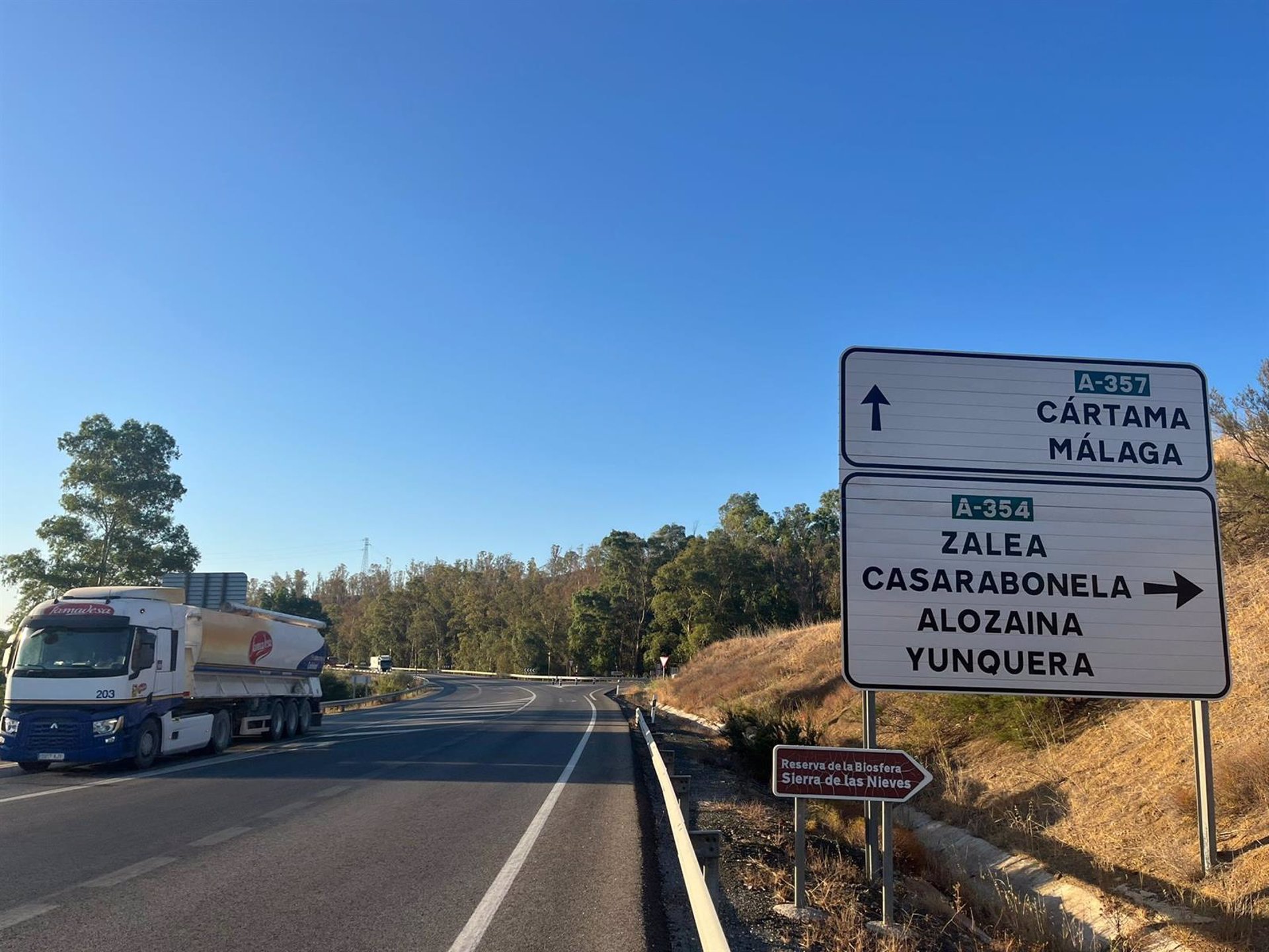 La Junta recibe ocho ofertas al proyecto de desdoble de la carretera A-357 en el tramo entre Cerralba-Zalea