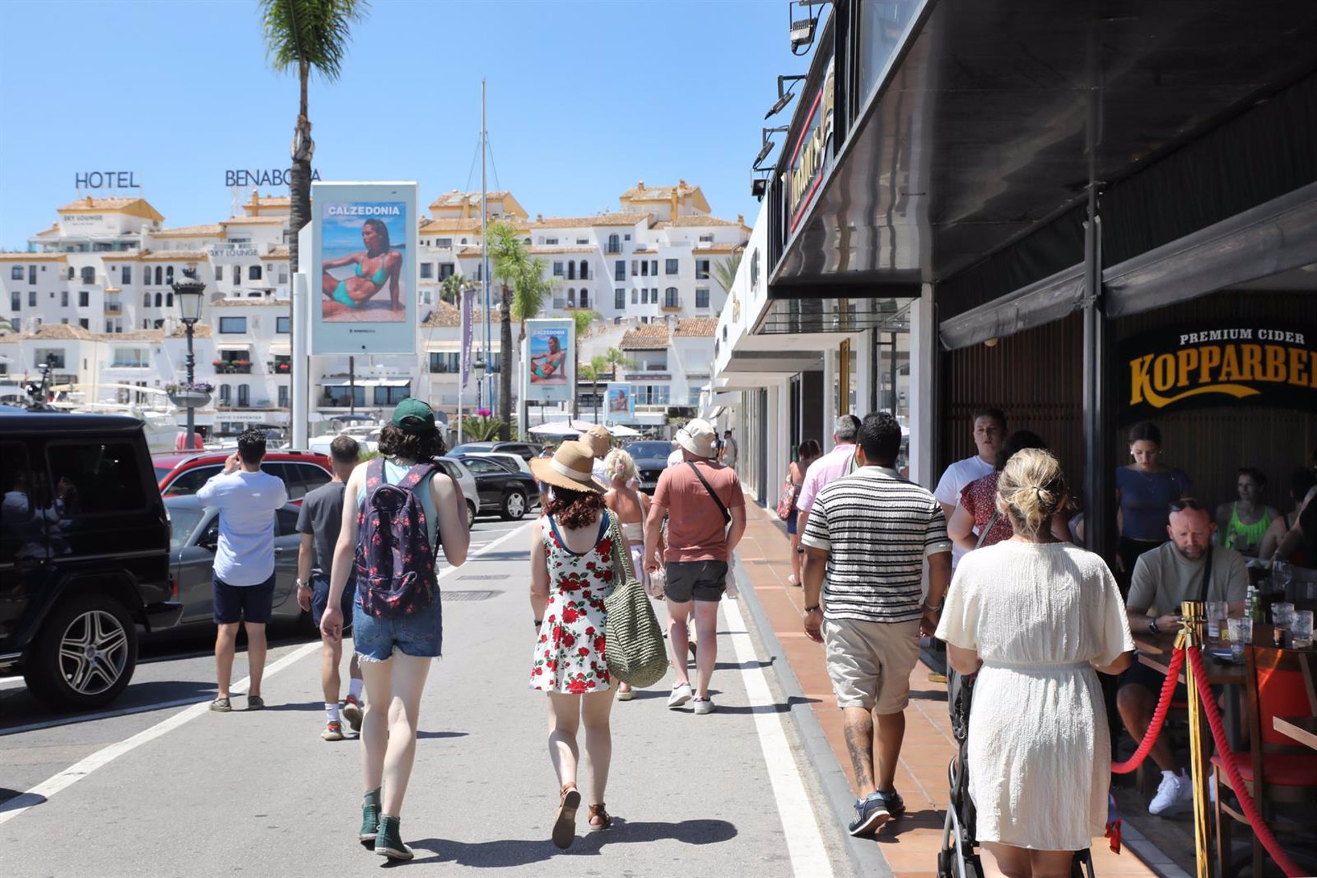 Marbella crece en ocupación respecto a julio del año pasado