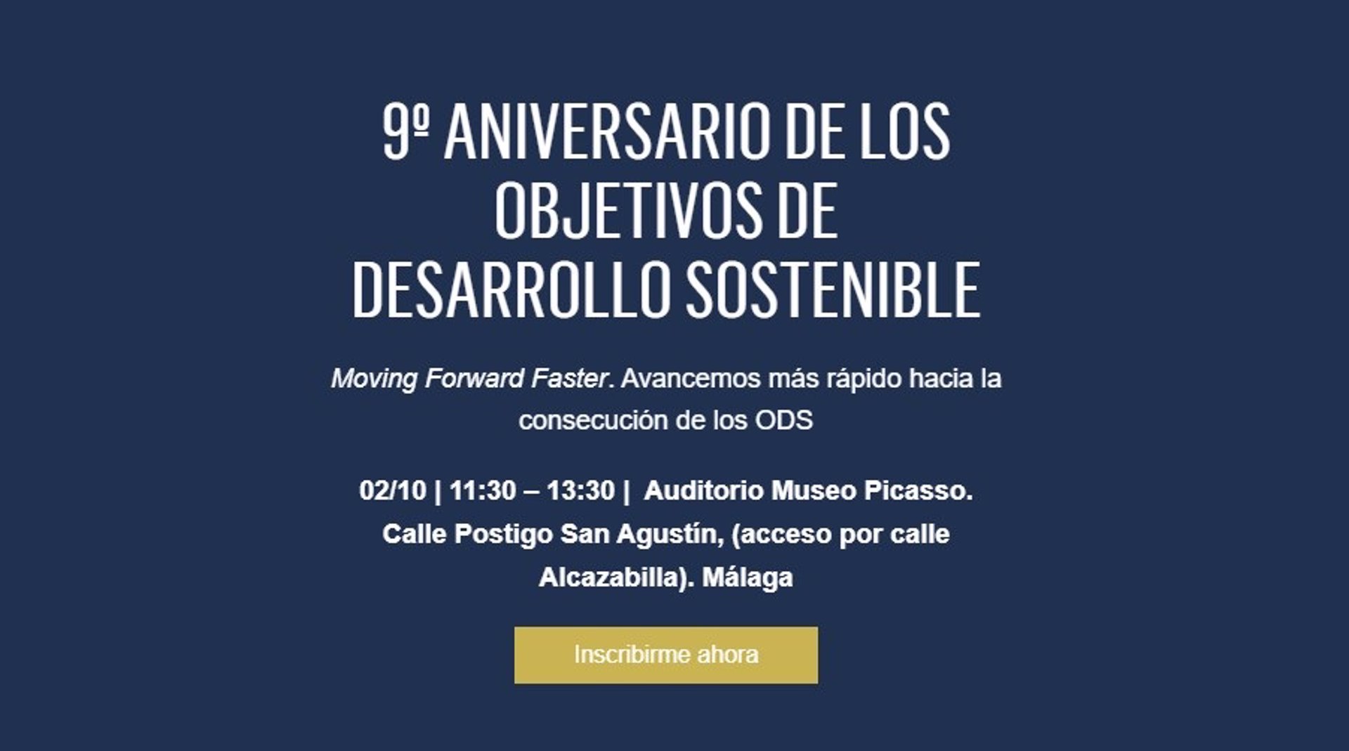El Pacto Mundial ONU España elige Málaga para celebrar el aniversario de los Objetivos de Desarrollo Sostenible