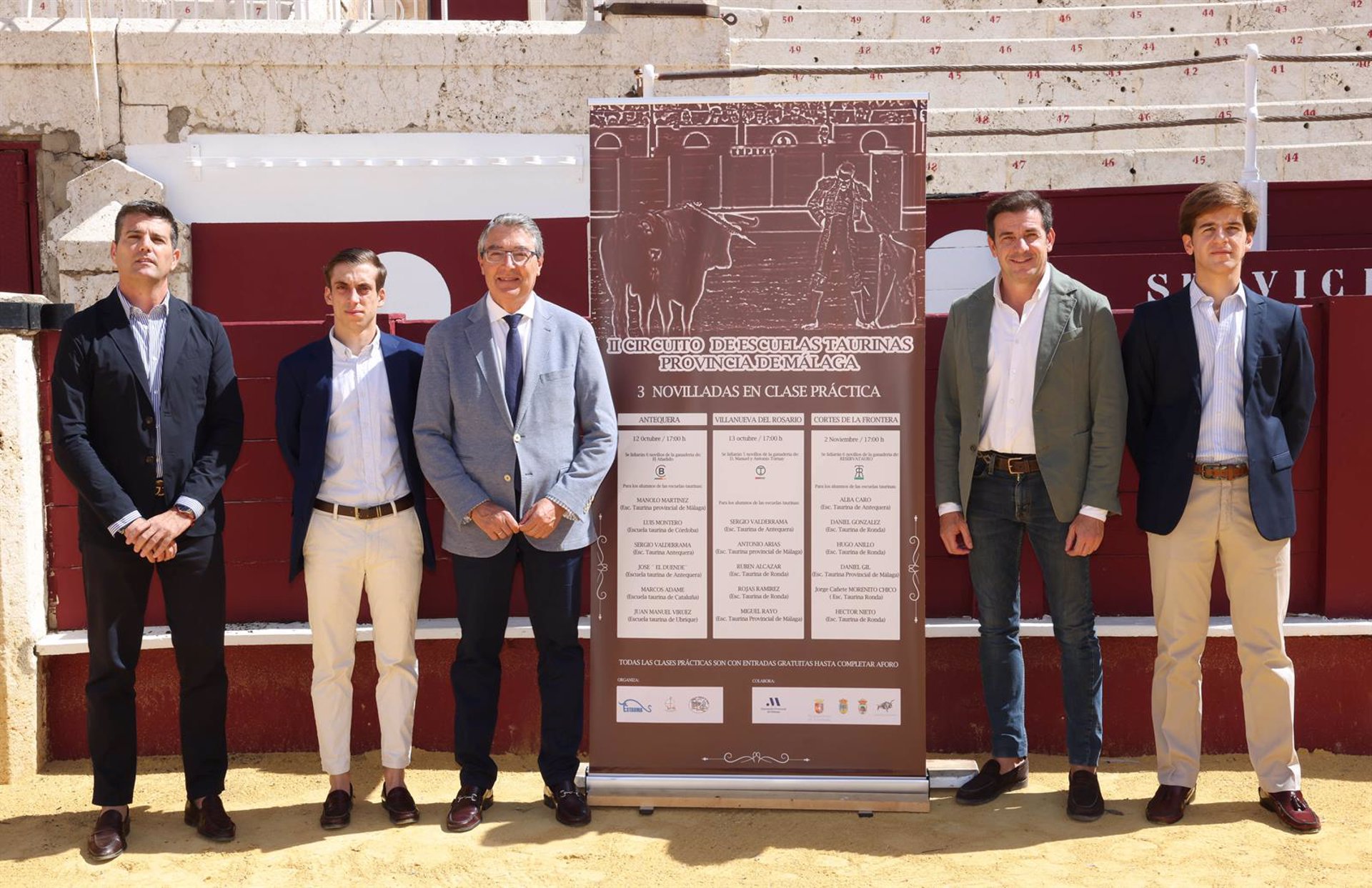Antequera, Villanueva del Rosario y Cortes de la Frontera acogen el II Circuito de Escuelas Taurinas