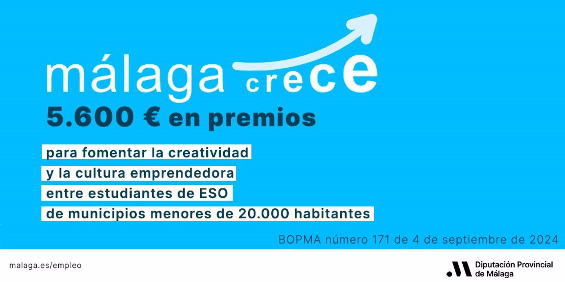 La Diputación premiará ideas de negocio de estudiantes de la ESO a través de la iniciativa 'Málaga Crece'