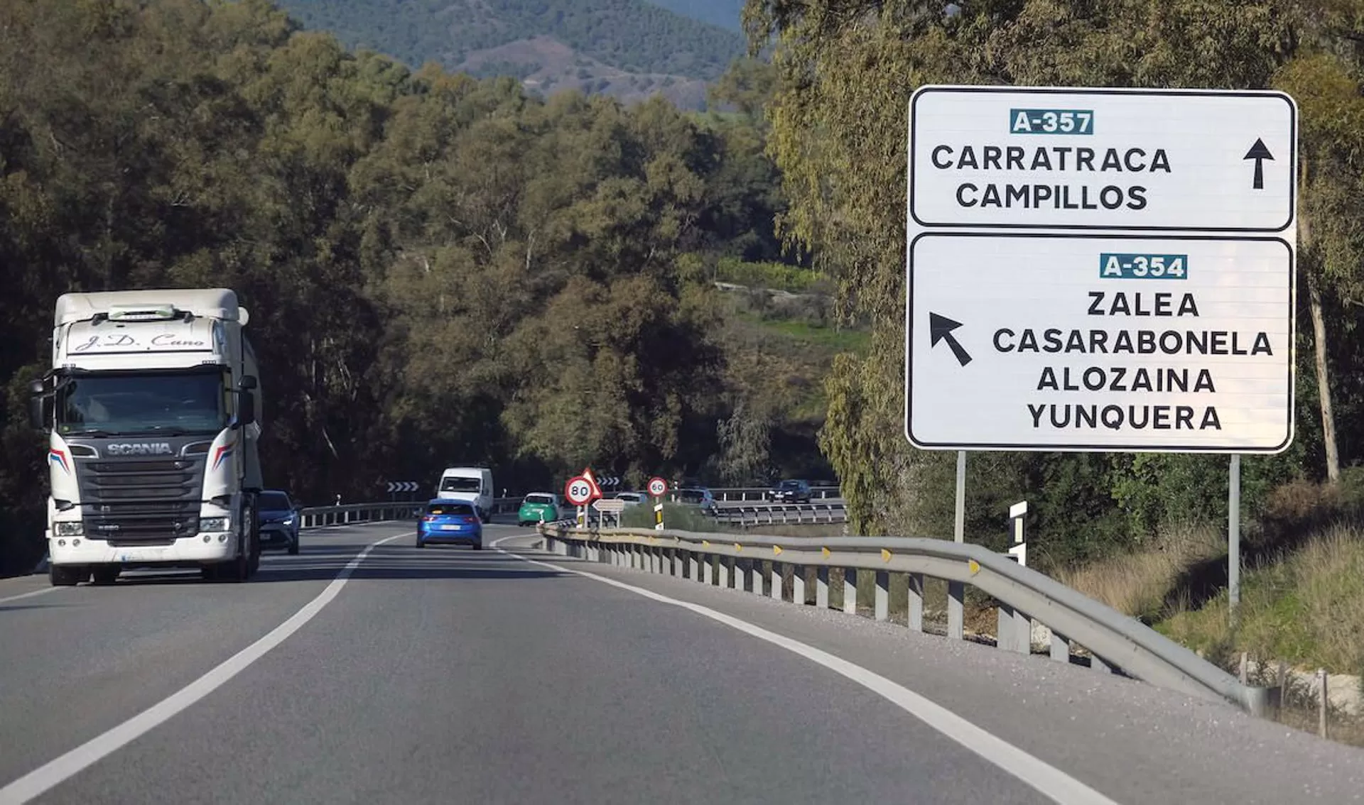 La Diputación pregunta por los plazos y tramos de la obra de desdoblamiento de la carretera A-357