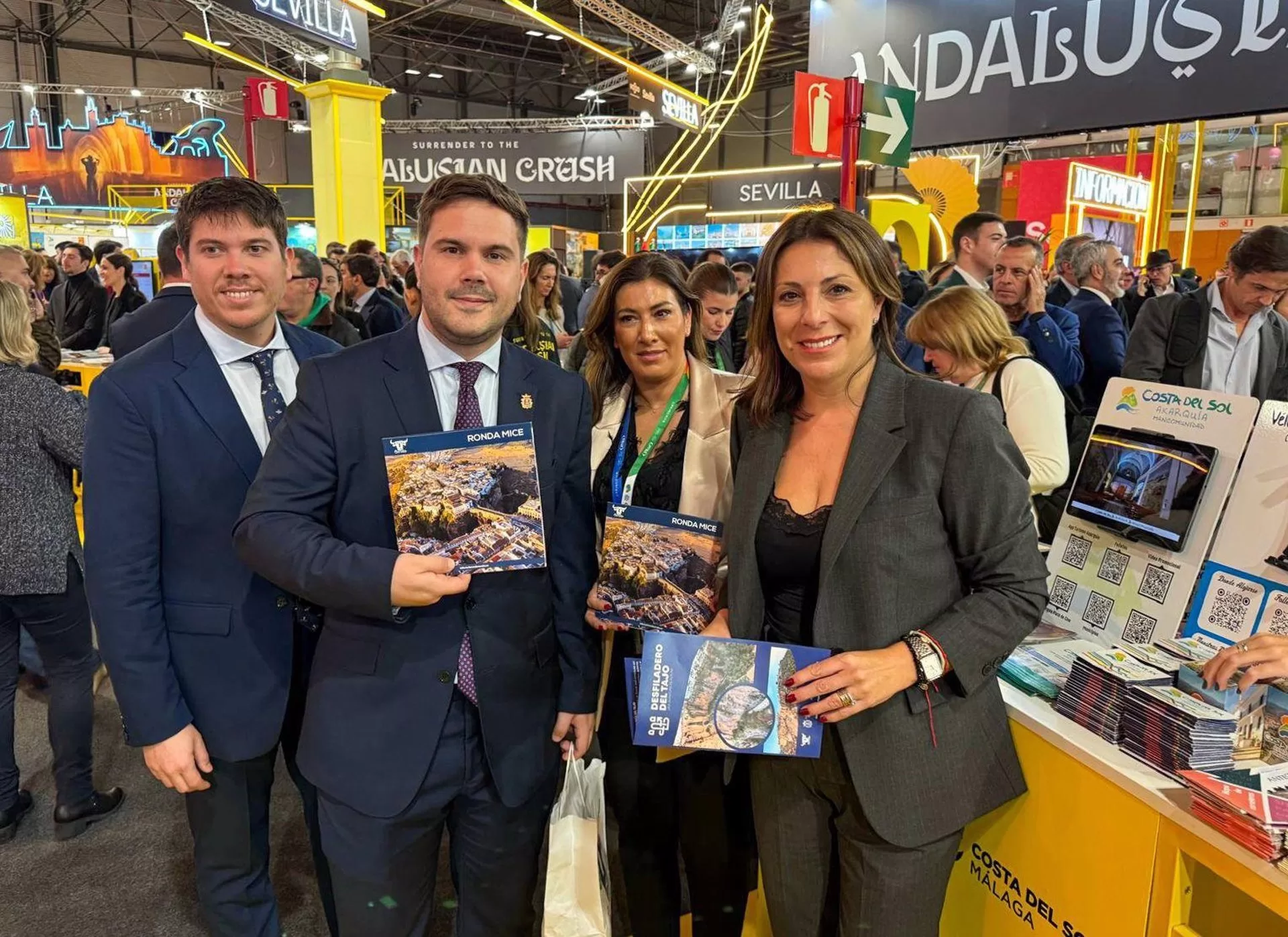 Ronda lleva el Camino del Desfiladero a Fitur y anuncia sus avances ante el sector