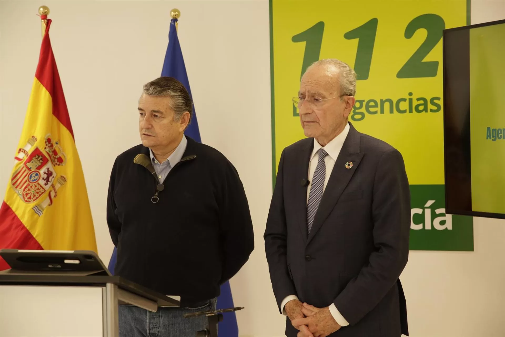 Sanz dice que se ha superado el mayor riesgo por la borrasca, pero se mantiene la prevención de evacuación