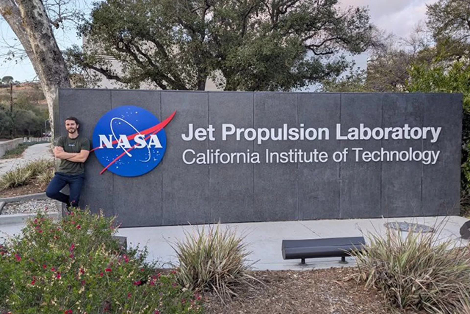 Un estudiante de doctorado de la UMA realiza una estancia de investigación en la NASA