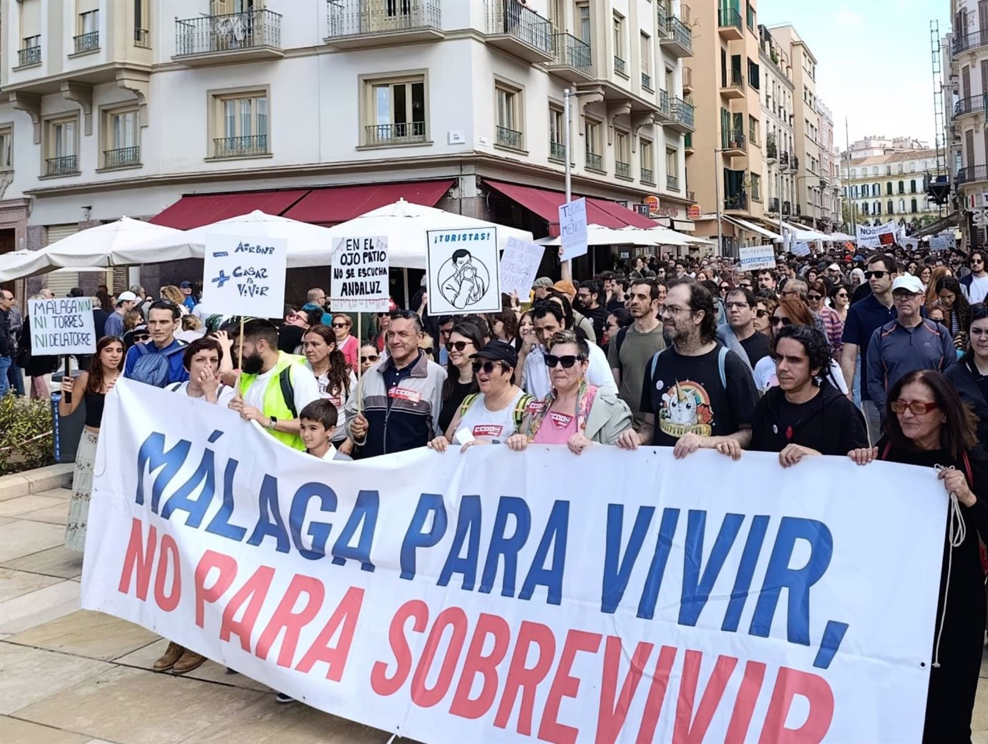 CCOO pide a las administraciones "políticas públicas de vivienda al alcance del salario medio" de Málaga
