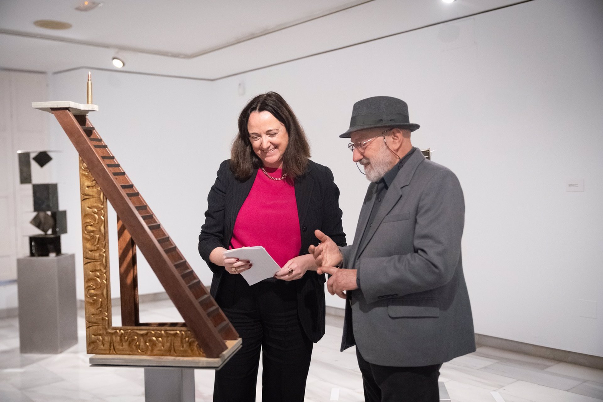 El Archivo Municipal acoge la exposición 'Narrativa esculpida. Suso de Marcos' con obras inéditas del artista