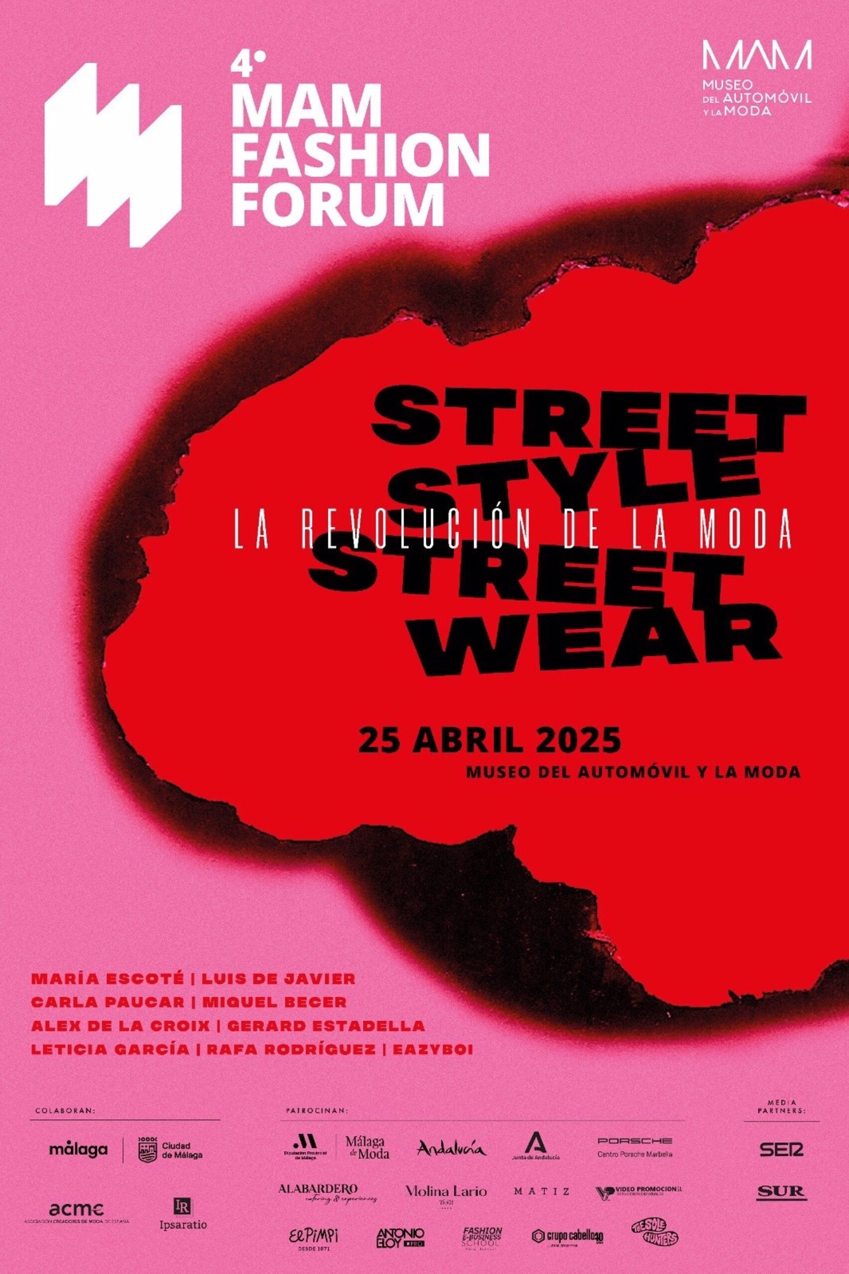 El IV MAM Fashion Forum contará con Luis de Javier, María Escoté y Álex de la Croix, entre otros