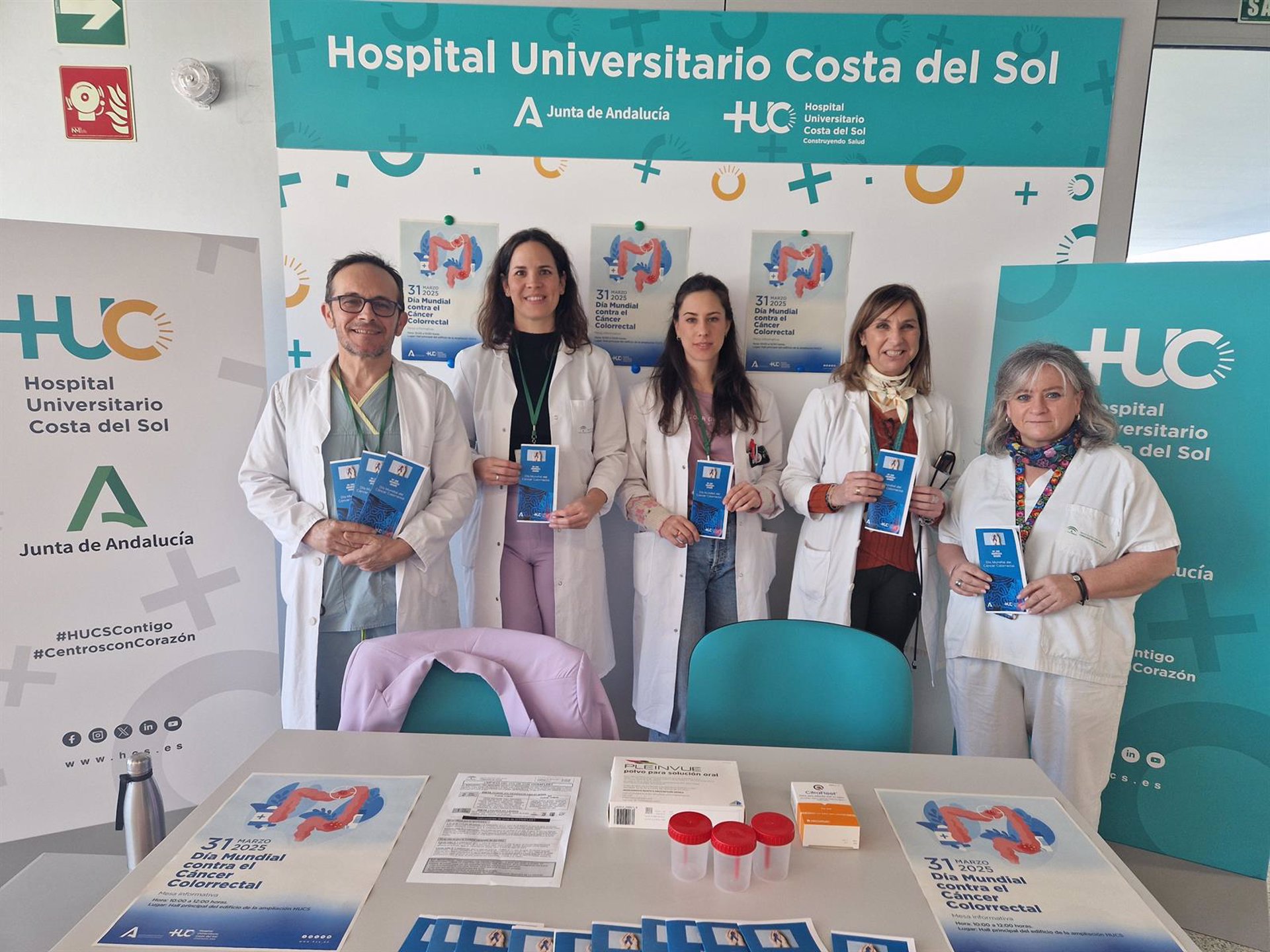 El servicio de Digestivo del Hospital Costa del Sol promueve la detección temprana del cáncer colorrectal