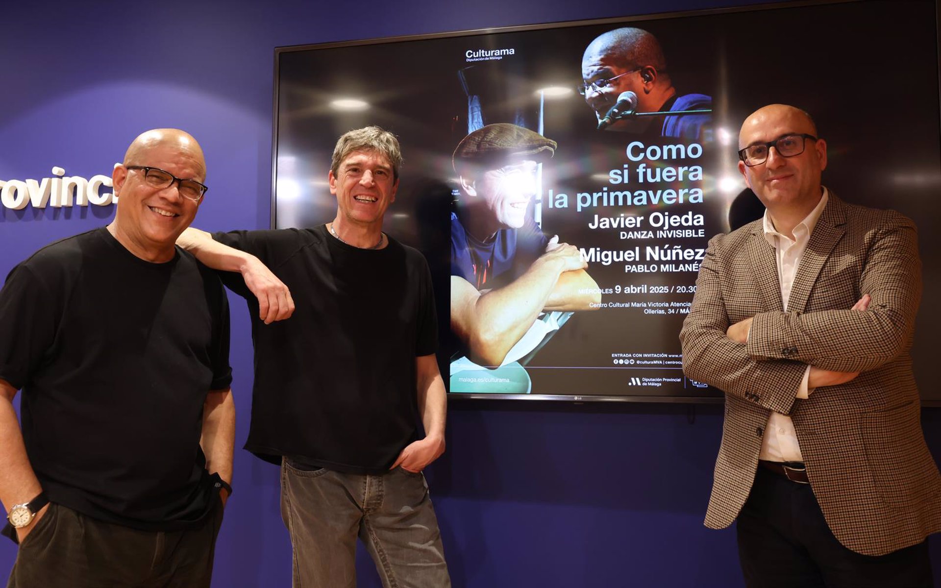 Javier Ojeda y Miguel Núñez darán tres conciertos en exclusiva para la Diputación en homenaje a Pablo Milanés