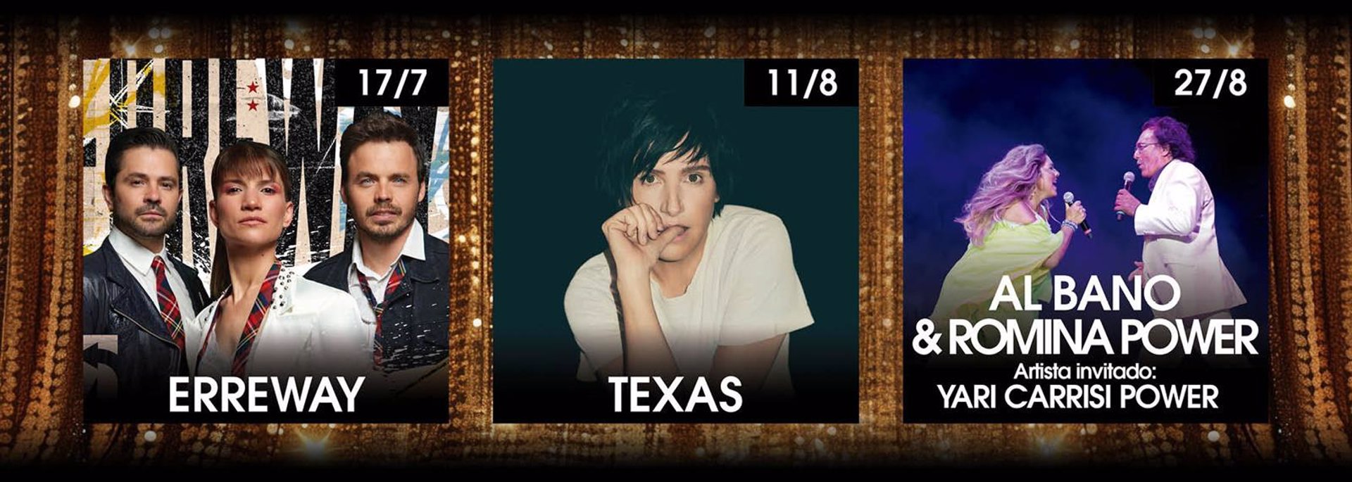 Texas, Albano y Romina Power, y Erreway, nuevas incoporaciones al cartel del festival Starlite