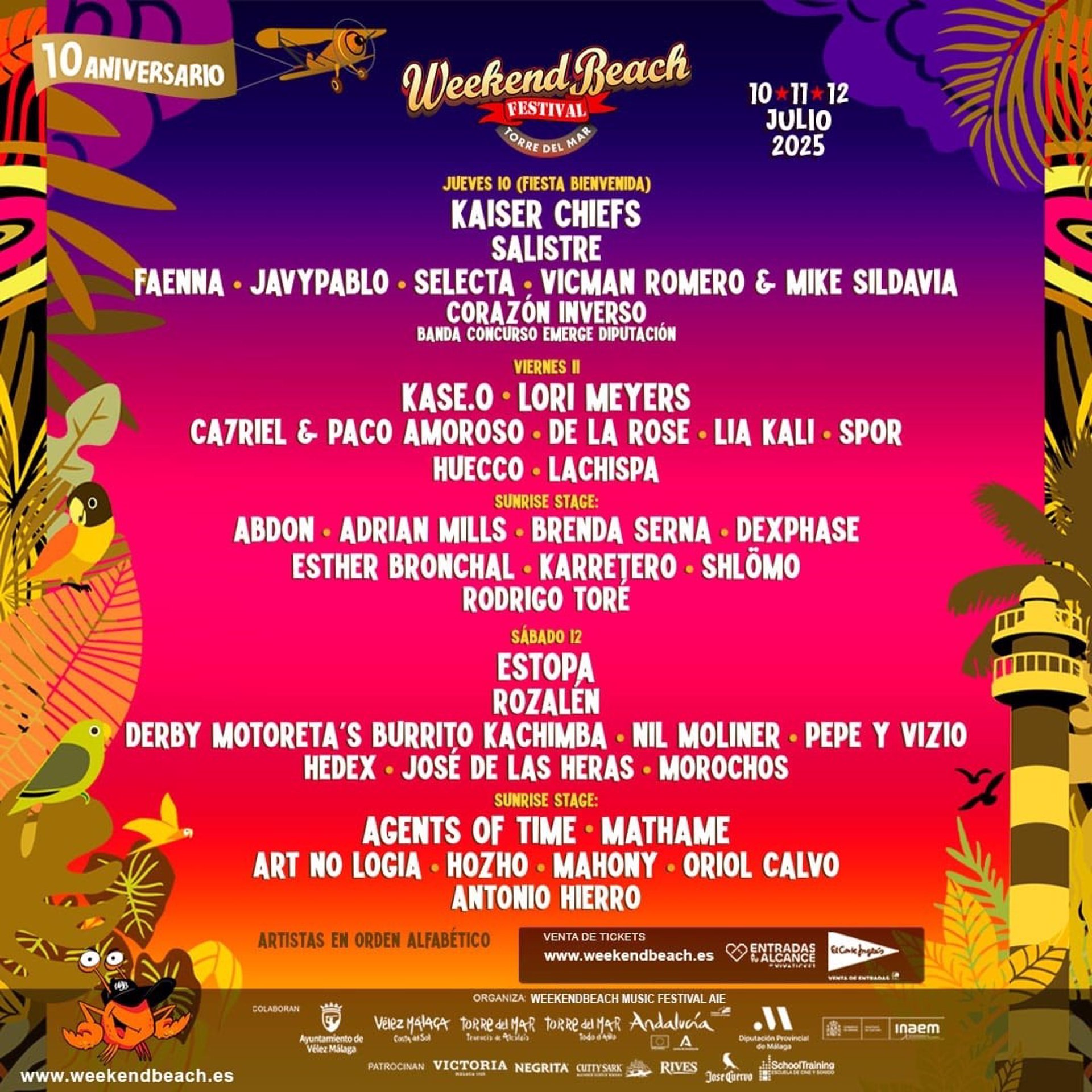 Weekend Beach Festival refuerza su cartel con Lori Meyeres, De la Rose y Derby Motoreta's Burrito Kachimba
