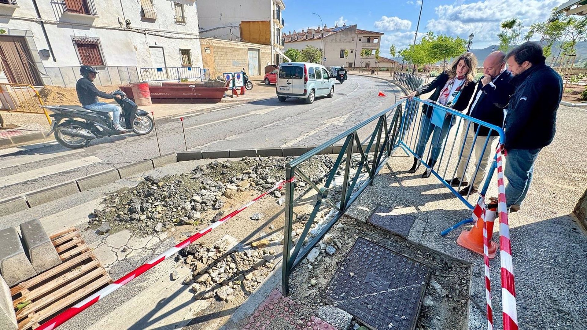 Antequera tendrá 50 nuevas plazas de aparcamiento en calle Granada como parte de las obras de mejora en la zona