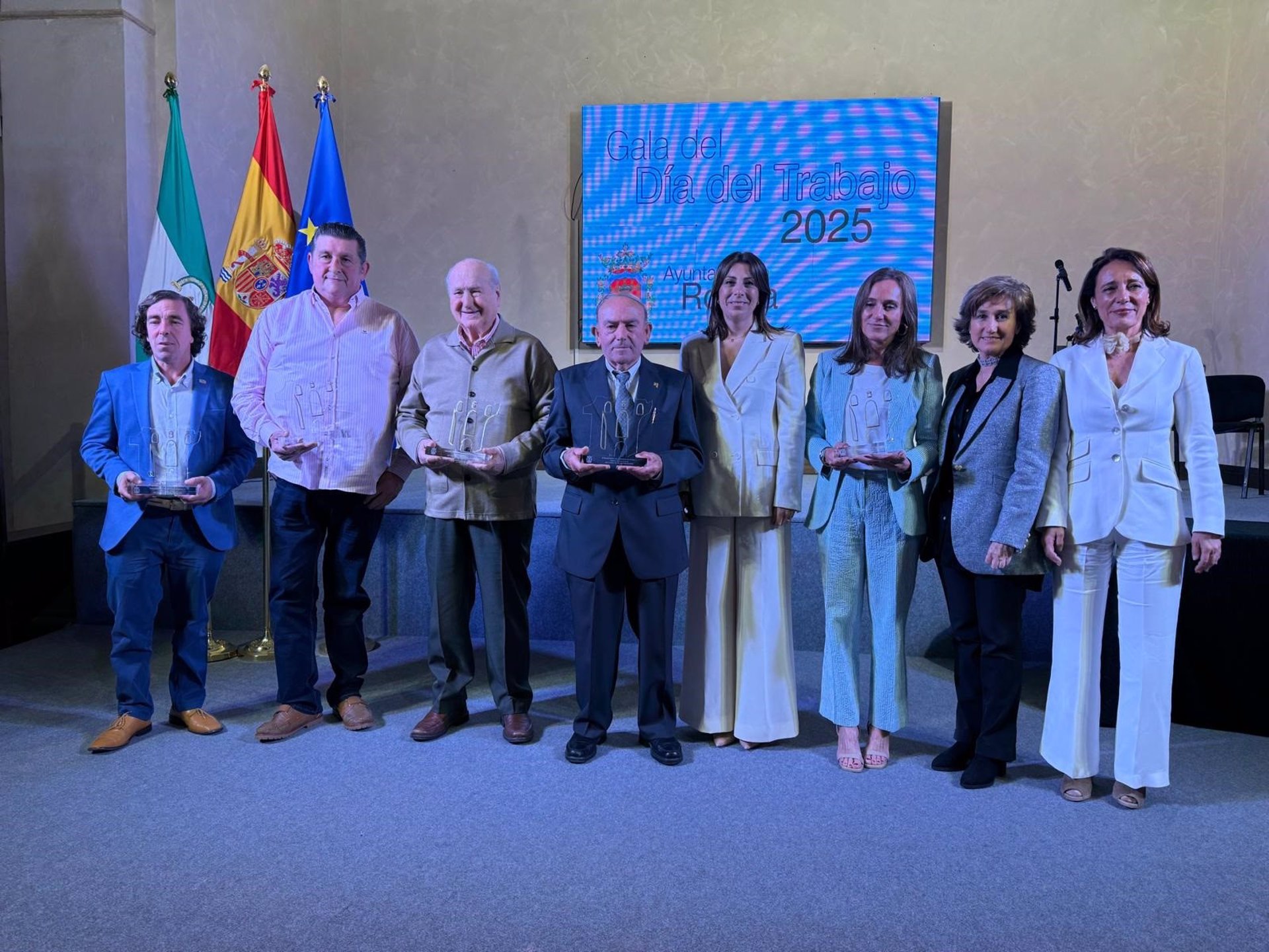 El Ayuntamiento de Ronda celebra los reconocimientos municipales con motivo del Día del Trabajo