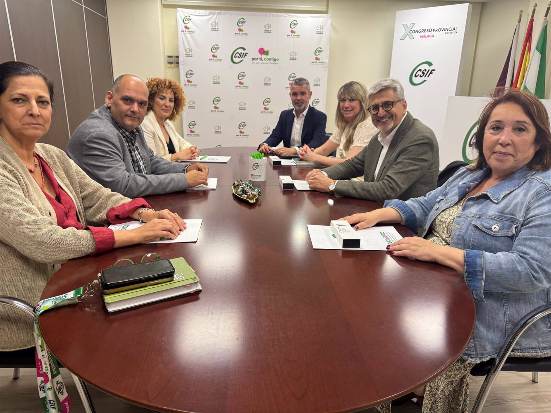 El PSOE de Málaga se compromete con la mejora de las condiciones laborales de los empleados públicos