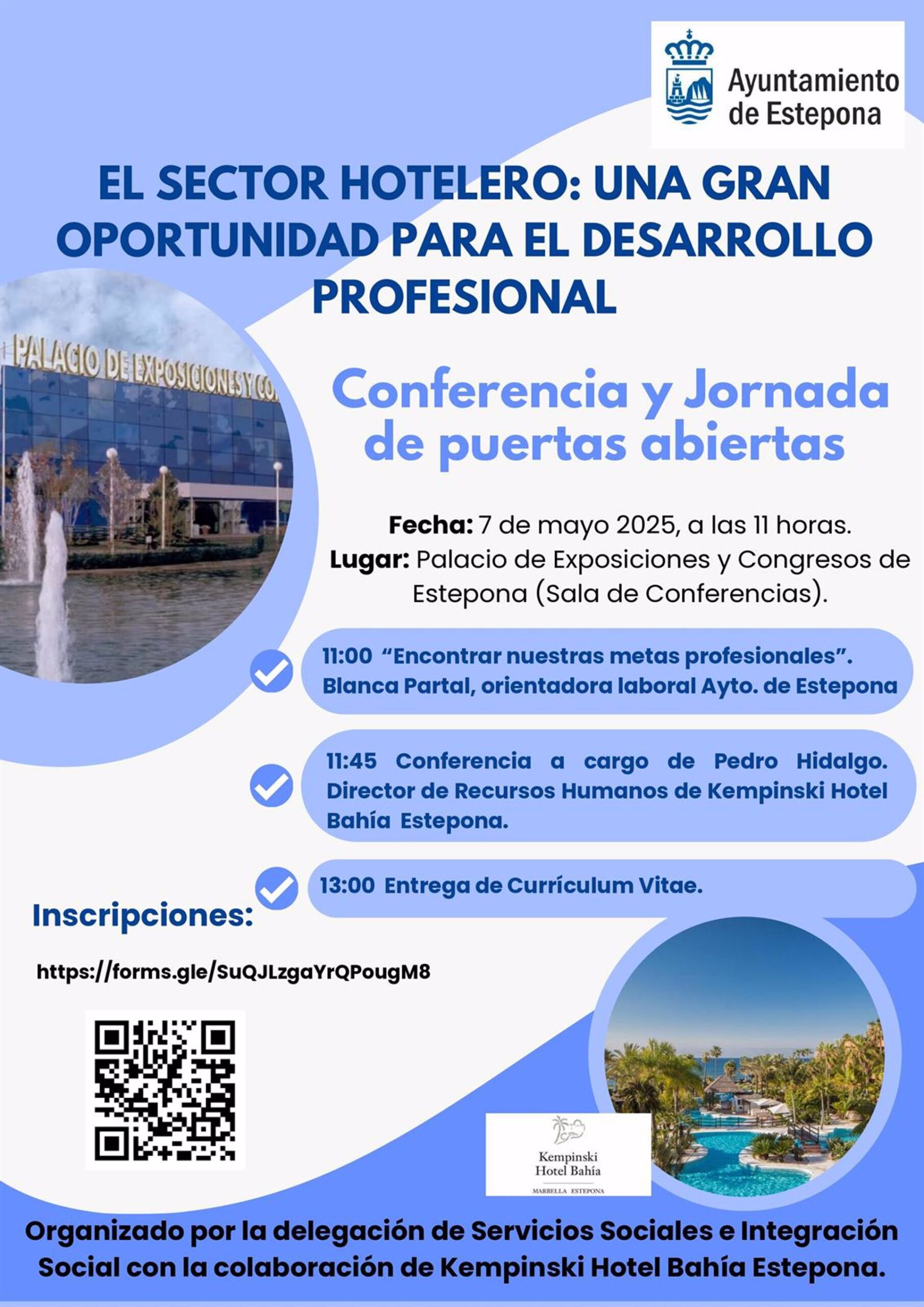 Estepona organiza una conferencia para dar a conocer oportunidades profesionales en sector hotelero