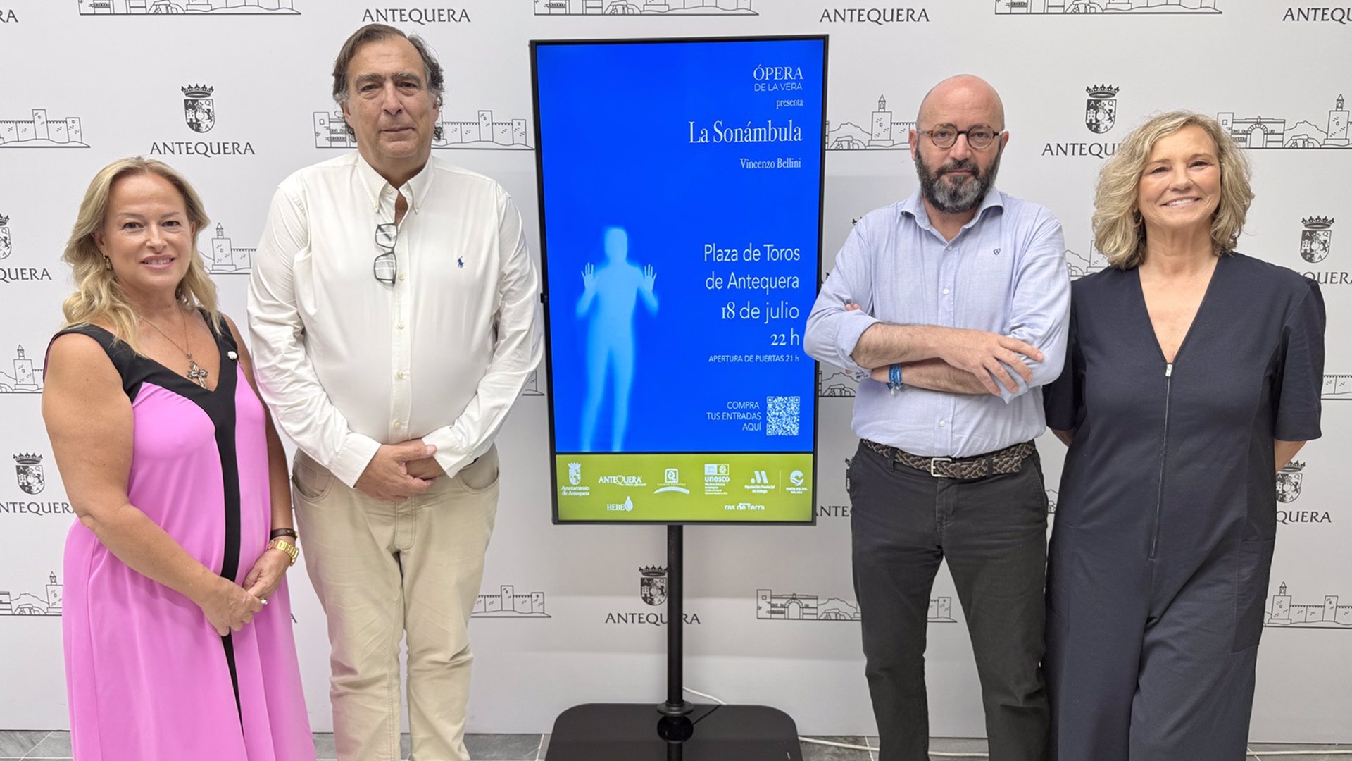 Antequera acogerá el 18 de julio la representación de la ópera 'La Sonámbula' en la plaza de toros