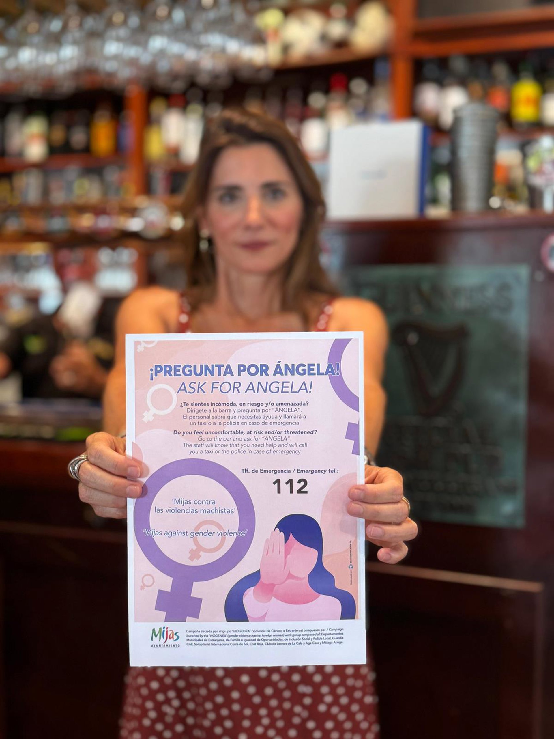 Mijas se adhiere al programa 'Pregunta por Ángela' para denunciar la violencia de género