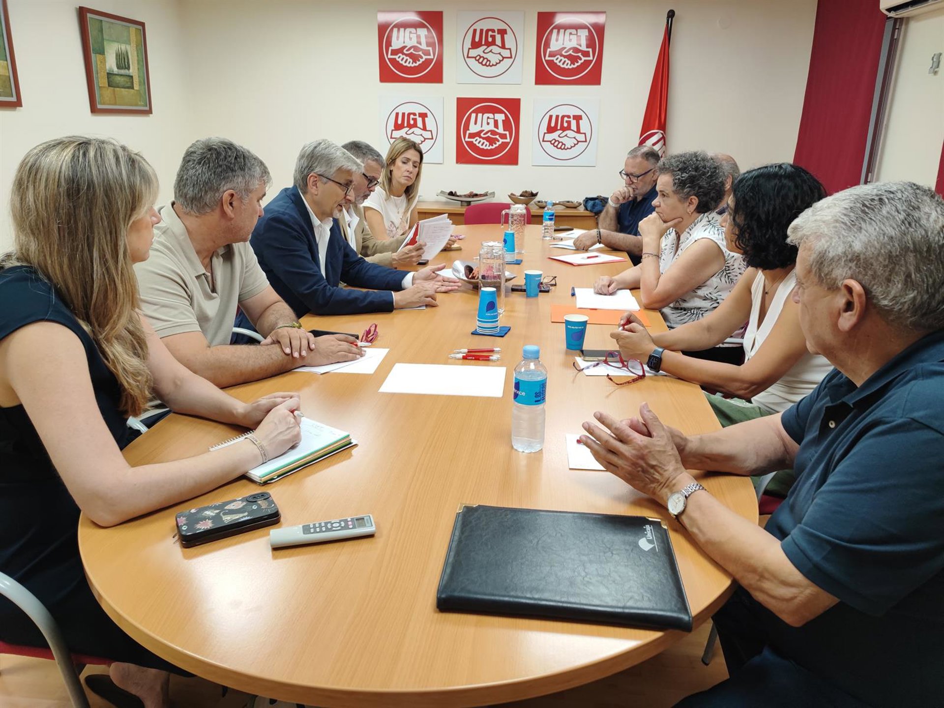 PSOE y UGT analizan la situación socioeconómica de la provincia