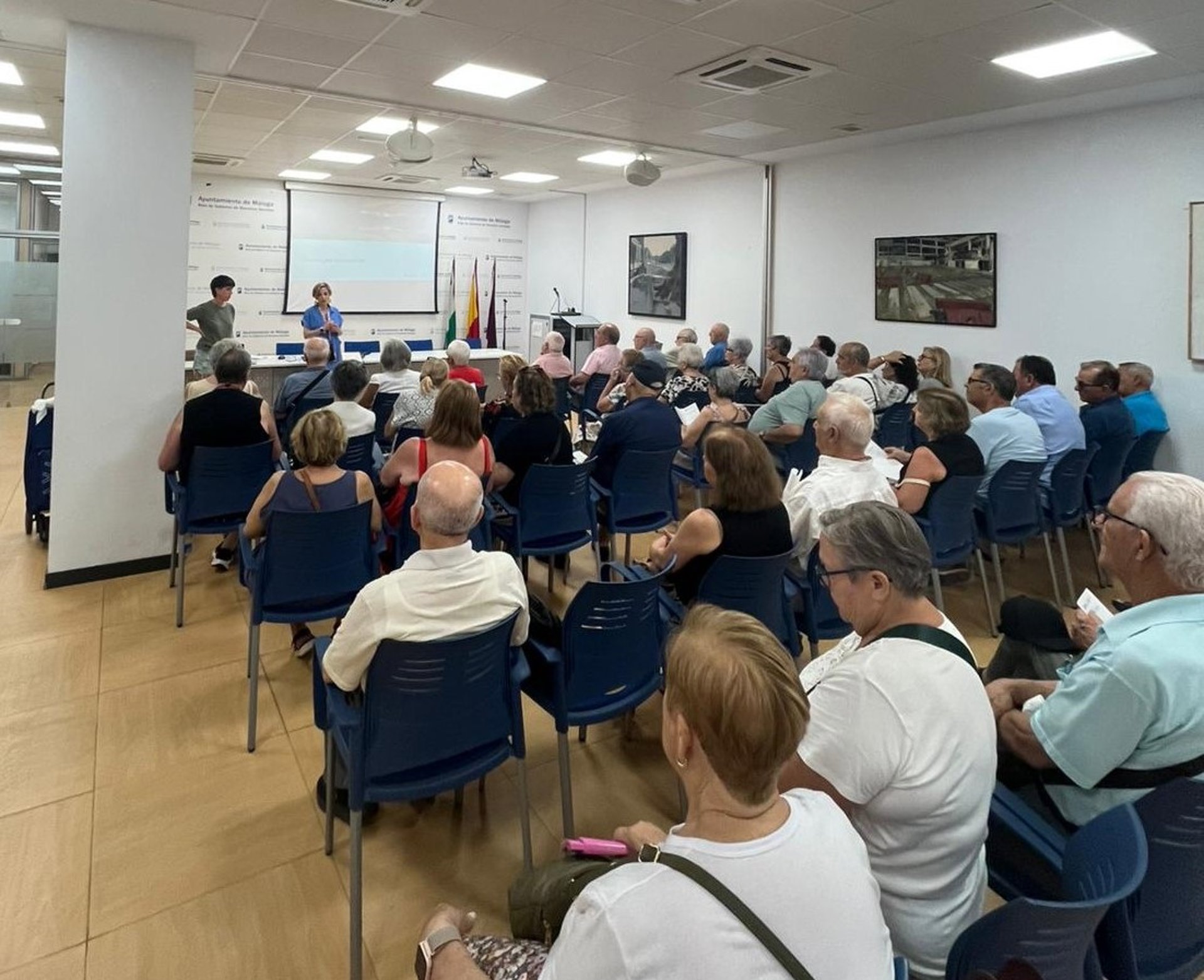 El Distrito Sanitario Guadalhorce forma a referentes de asociaciones de mayores