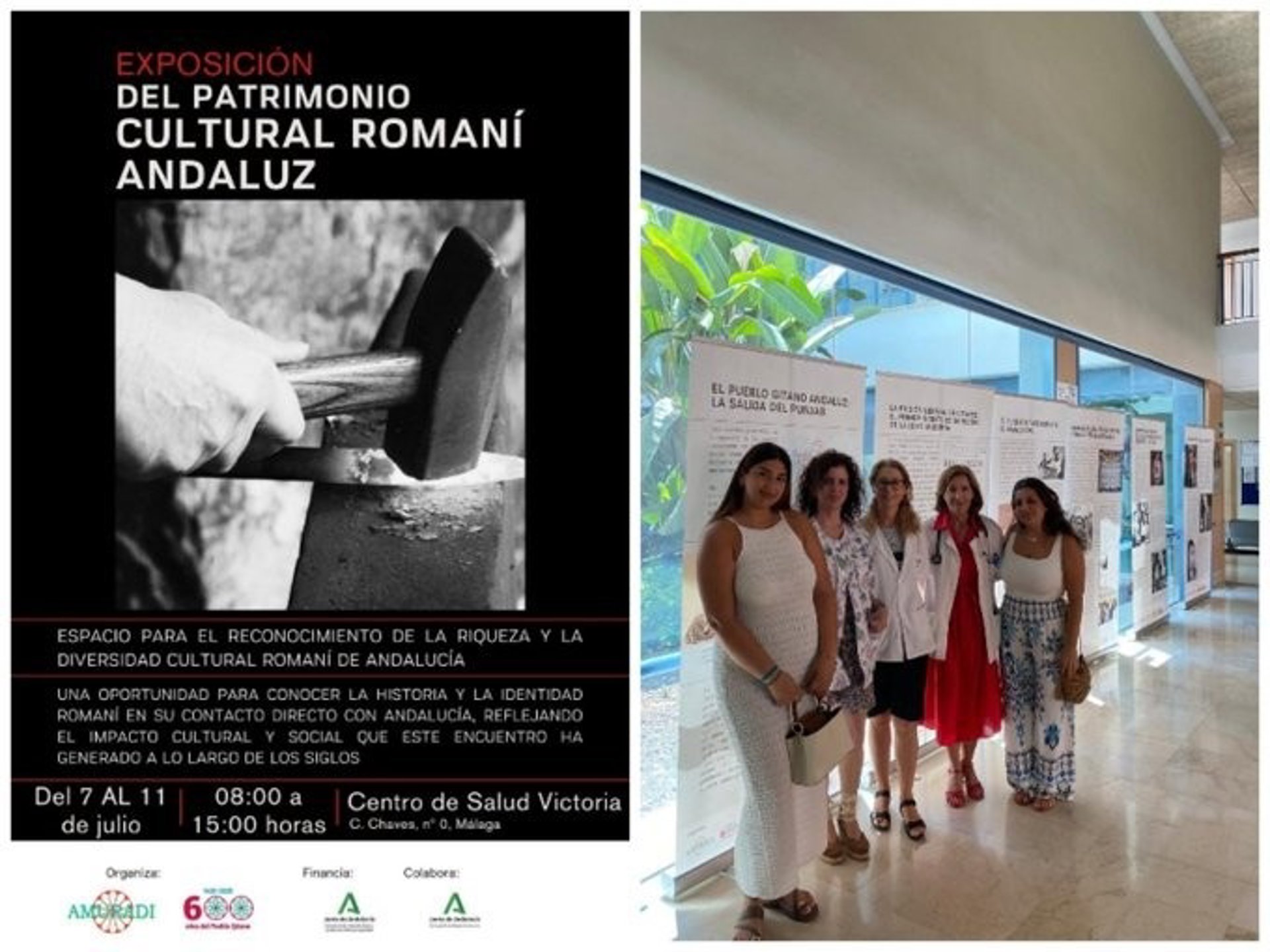 El centro de salud Victoria acoge la exposición 'El patrimonio cultural romaní andaluz'