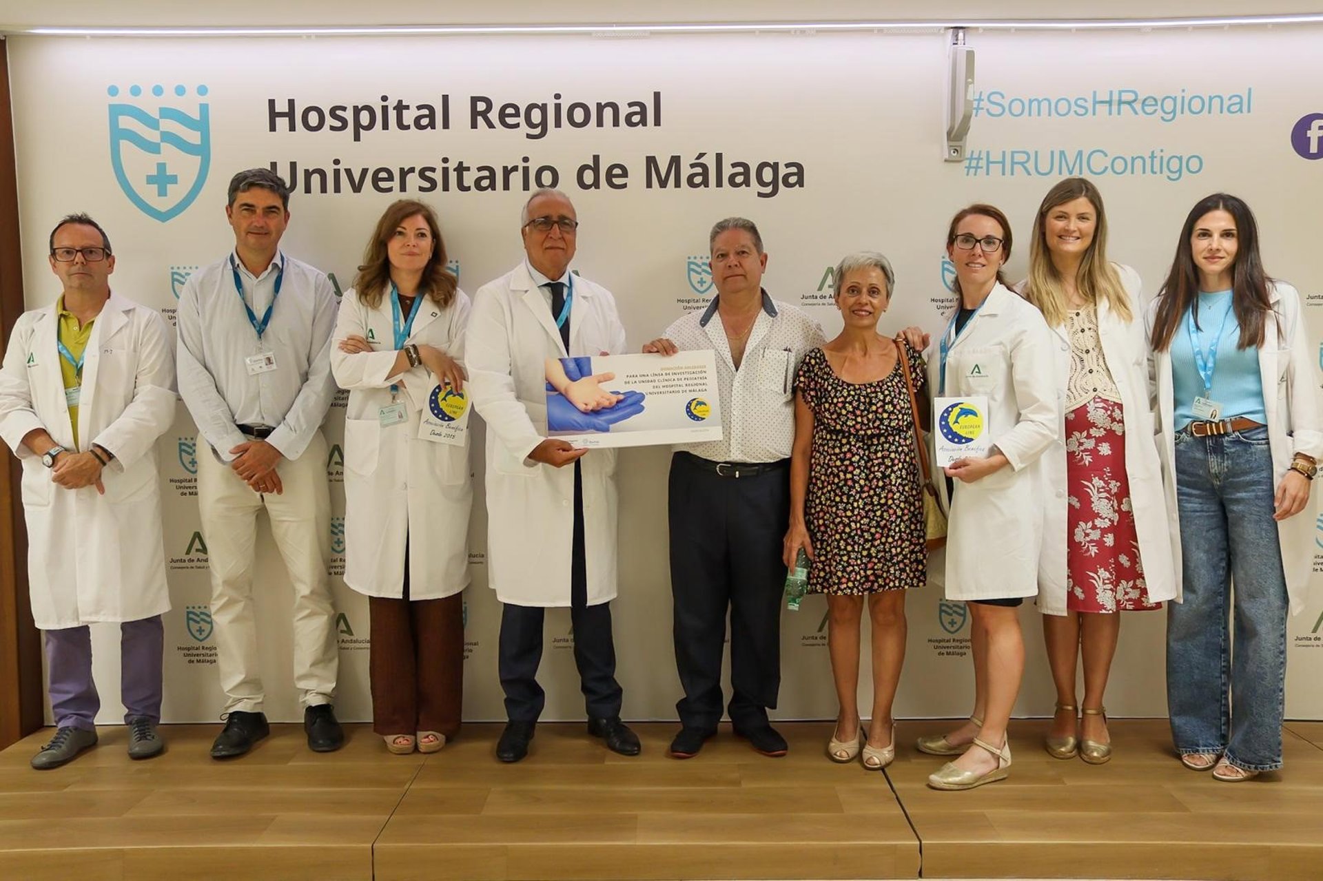 Ibima Plataforma Bionand recibe una donación de European Line para apoyar la investigar en oncología pediátrica
