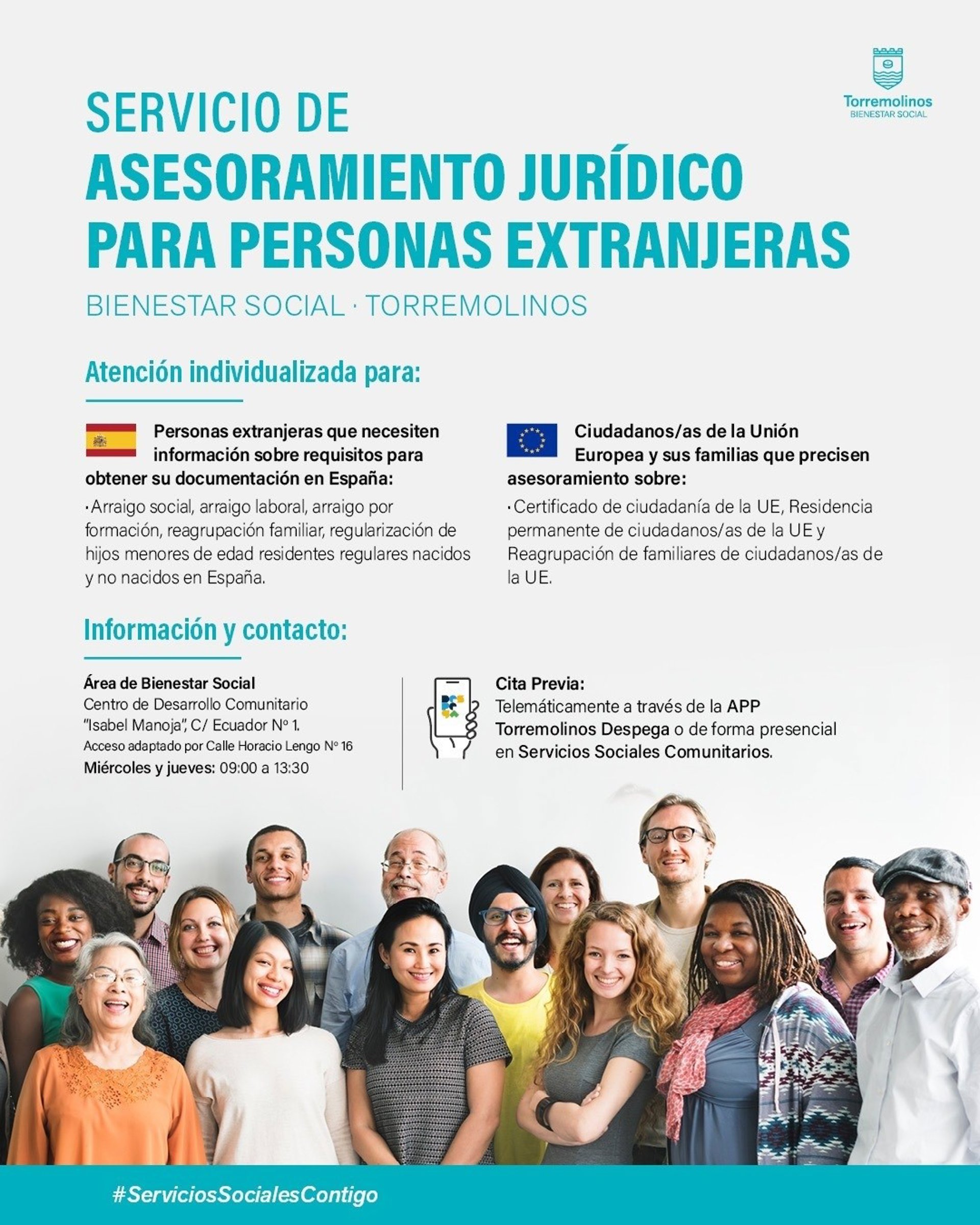 Incrementa consultas atendidas por Servicio de asesoramiento jurídico a personas extranjeras de Torremolinos