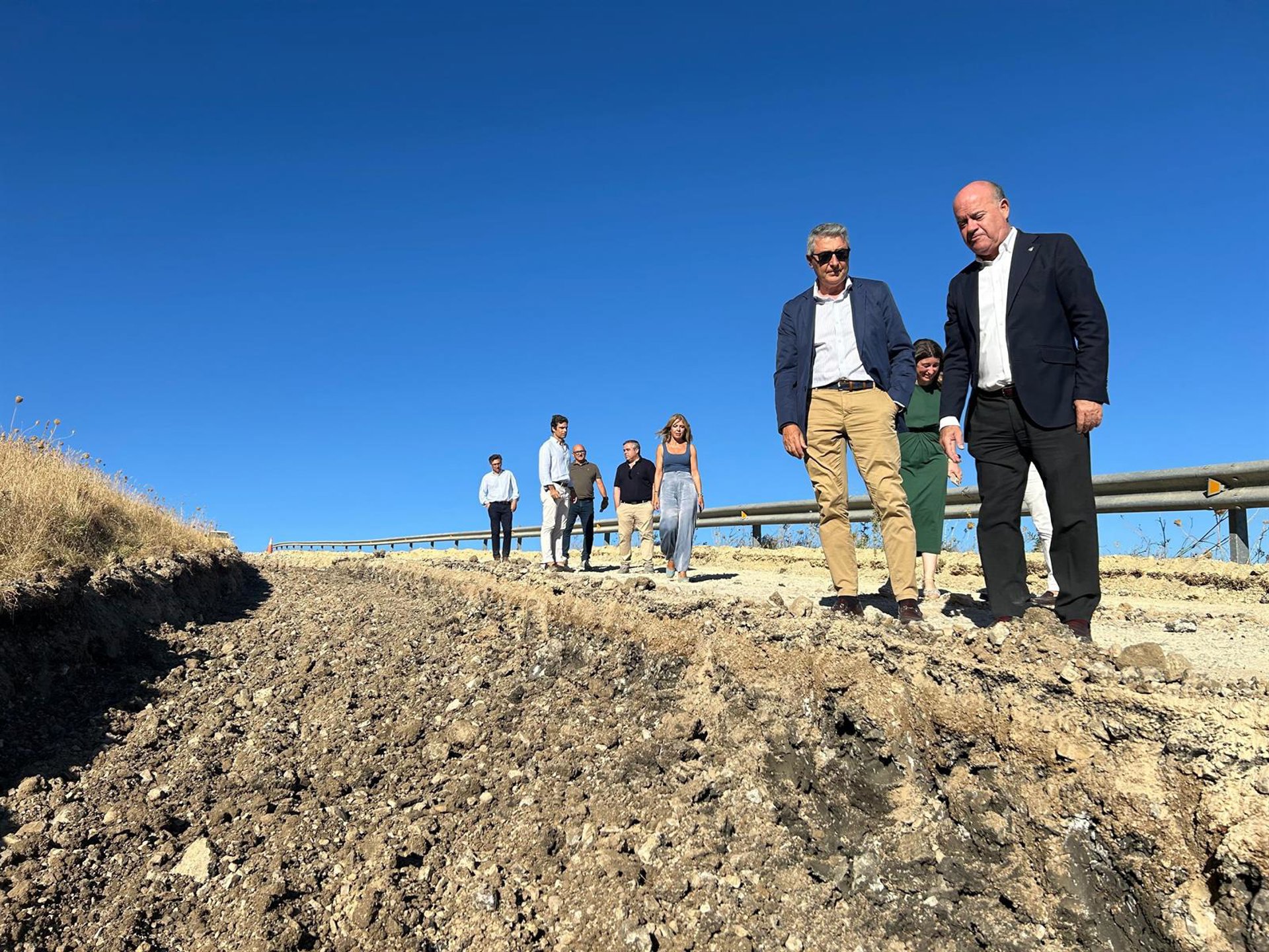 La Diputación invierte 1,2 millones en la mejora de la carretera de acceso a La Joya de Antequera