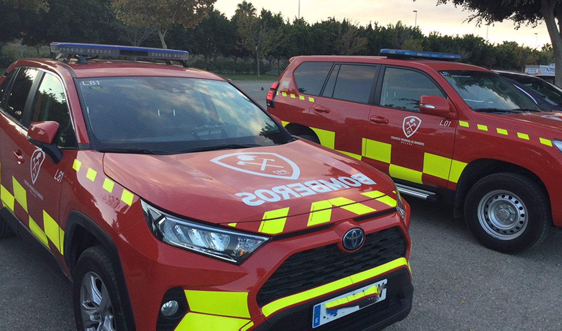 Siete personas afectadas en el incendio de un chiringuito en una playa de Marbella