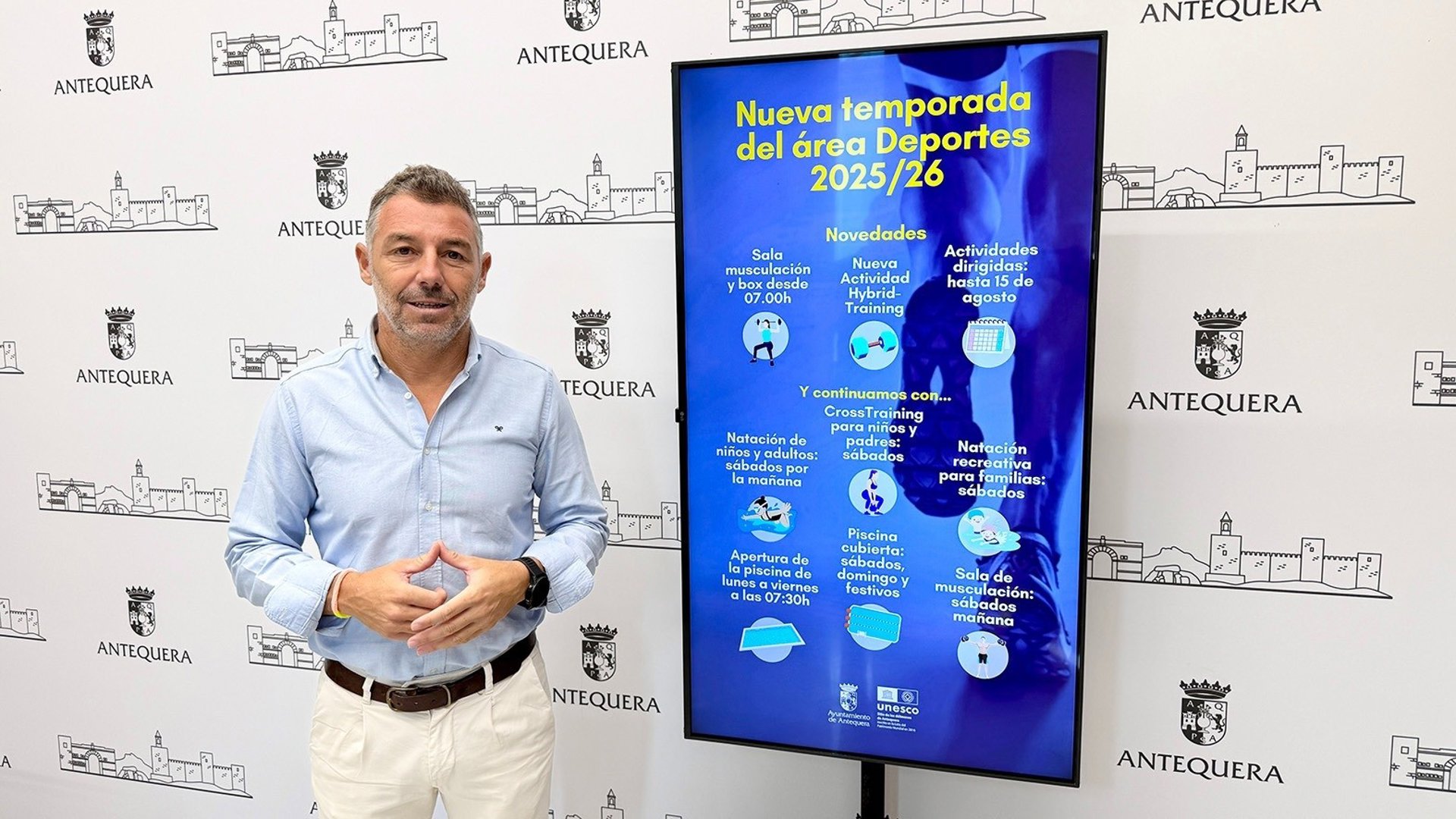 Antequera oferta más de 120 actividades dirigidas y programas pioneros para mayores y deporte adaptado