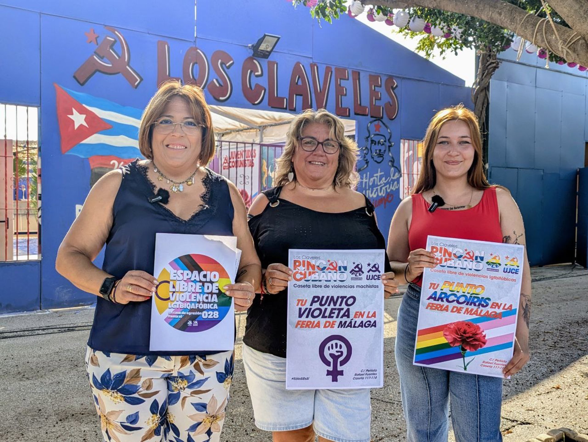 Caseta de IU y PCA contará con puntos violeta y arco iris para una Feria "segura e inclusiva"