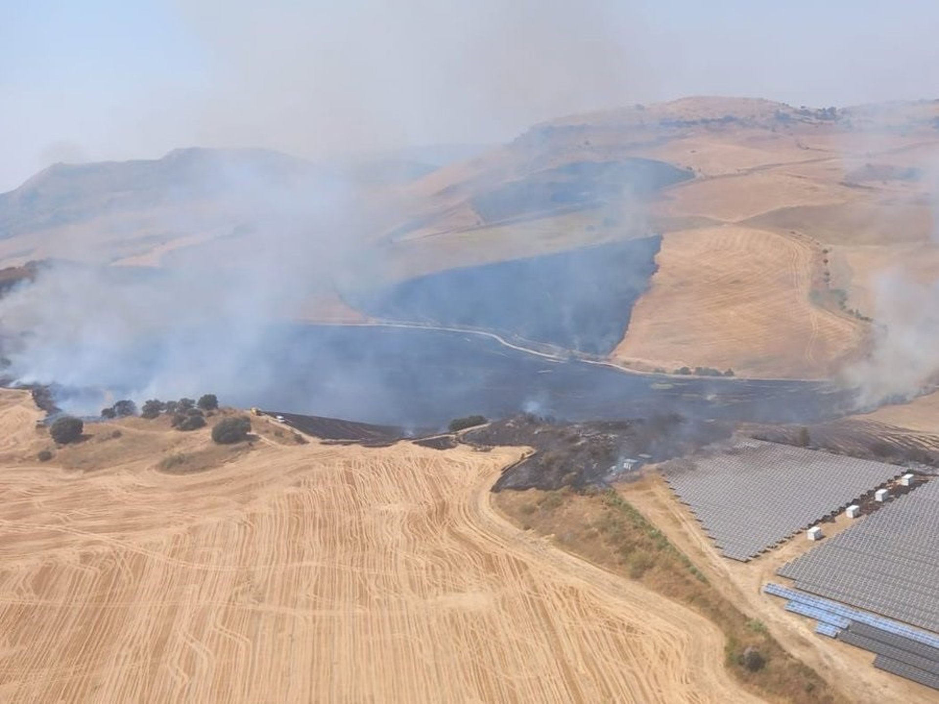 Declarado un incendio forestal en Ronda