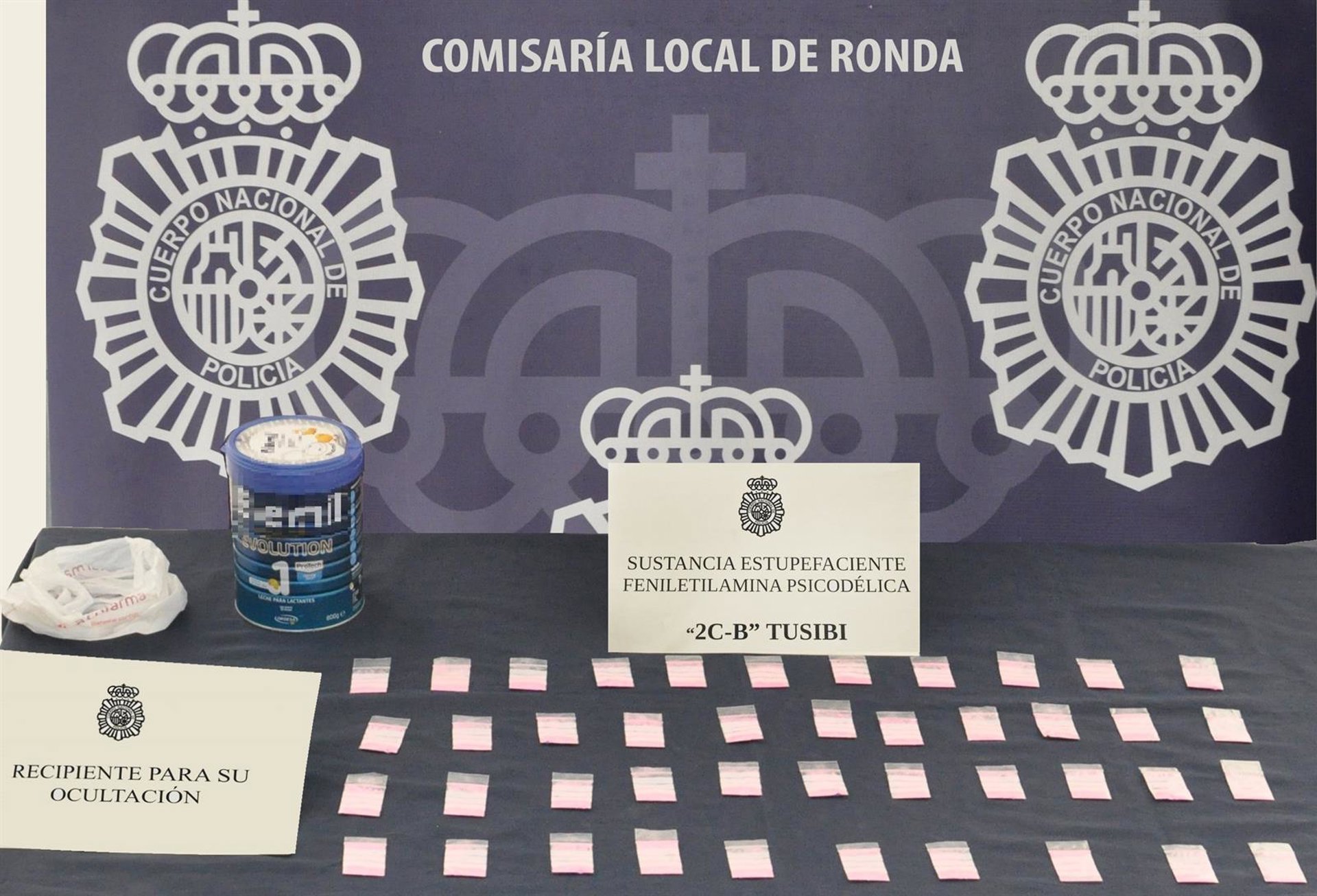 Detenida en Ronda en un control de vehículos una pareja que portaba 43 dosis de cocaína