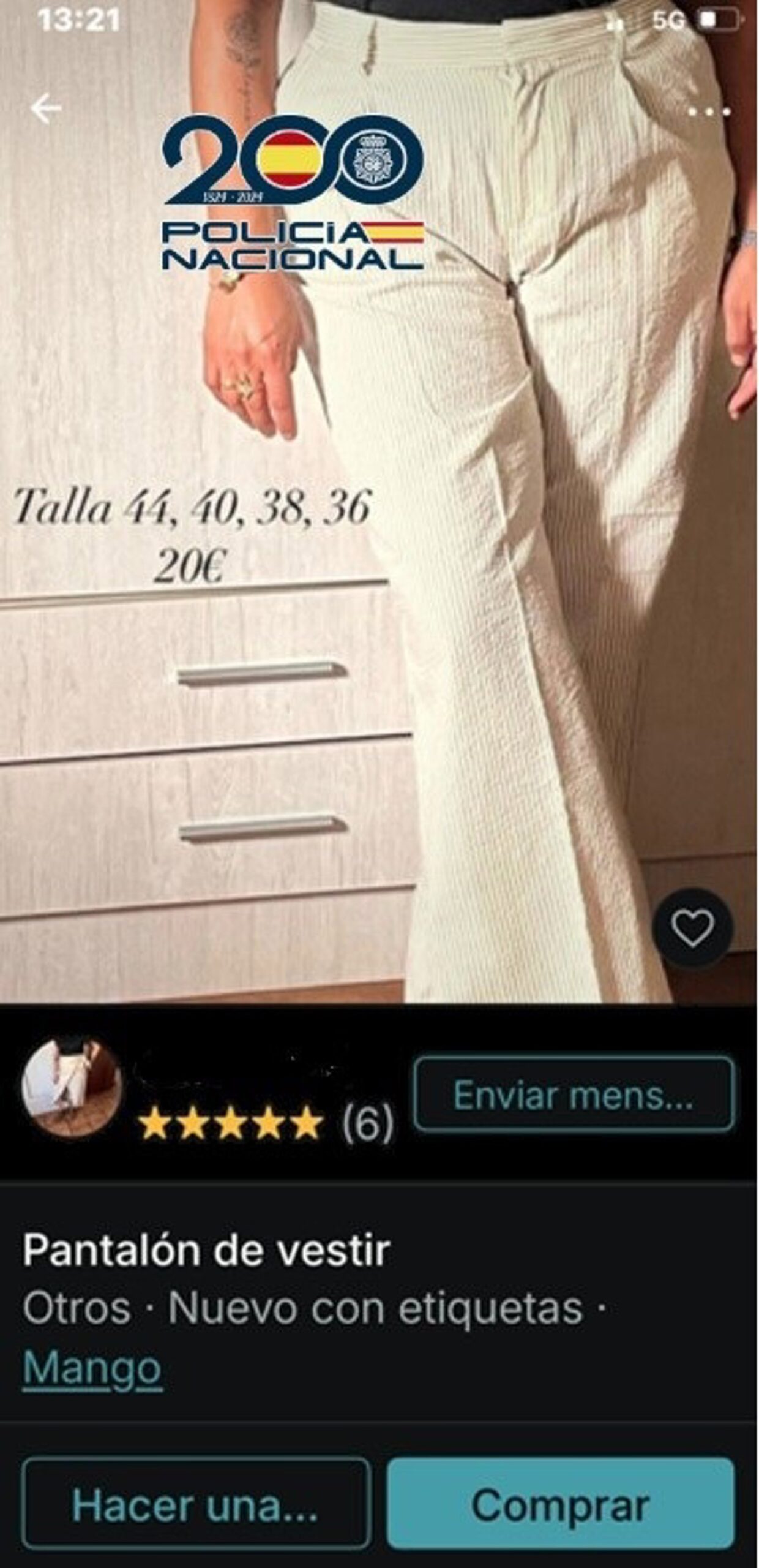 Detenido en Ronda un transportista por robar 525 prendas de ropa y otras dos personas por venderlas