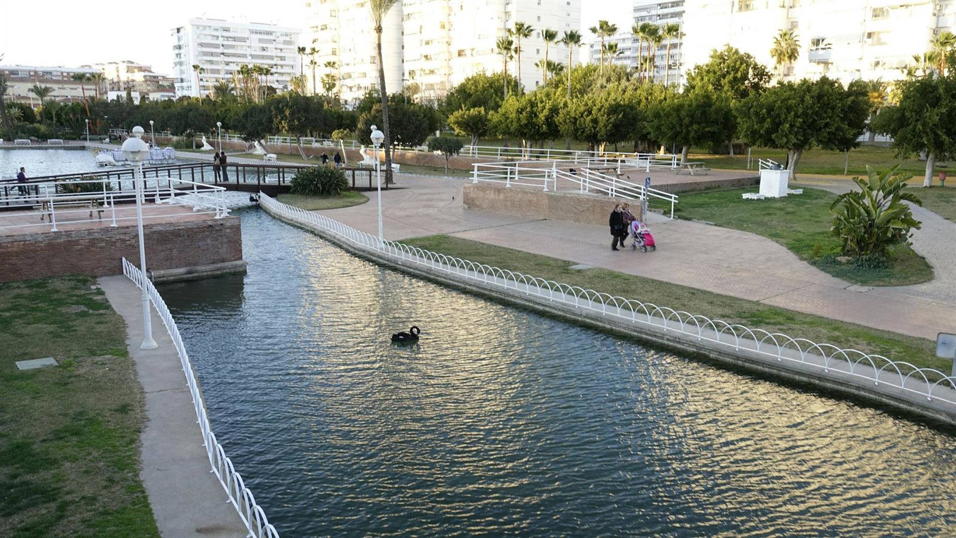 El Ayuntamiento finaliza la obra de mejora del sistema de depuración de agua del lago del Parque del Oeste