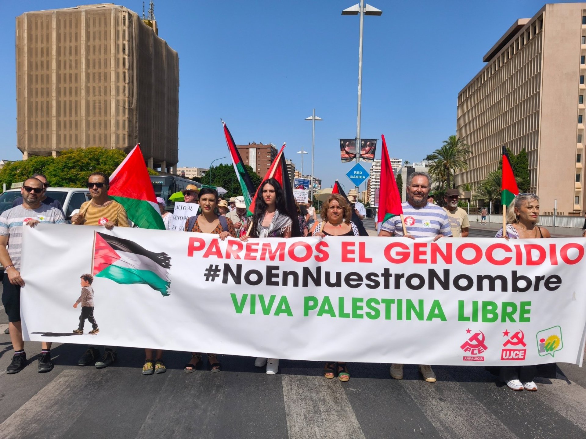 IU exige "el fin del genocidio en Palestina" y anima a la participación en acciones solidarias en la provincia