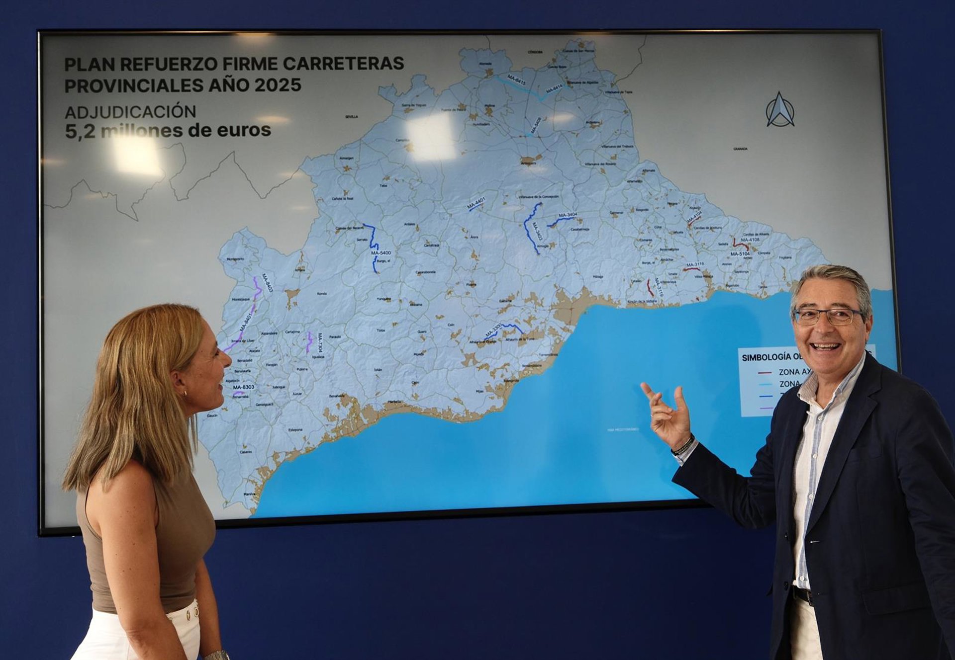 La Diputación adjudica por 5,2 millones un nuevo plan de asfaltado para mejorar 63 kilómetros de la red viaria