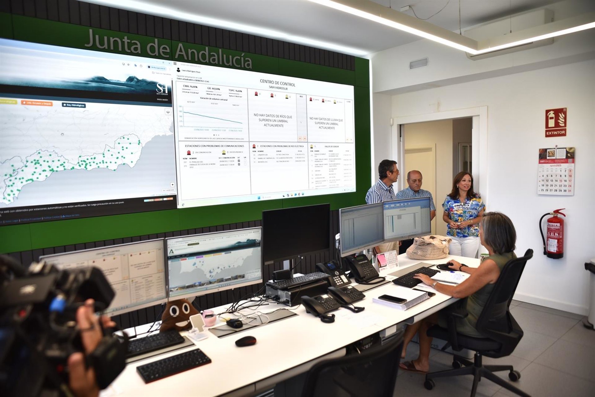 La Junta sitúa la presa de Gibralmedina como "clave" para garantizar el abastecimiento hídrico
