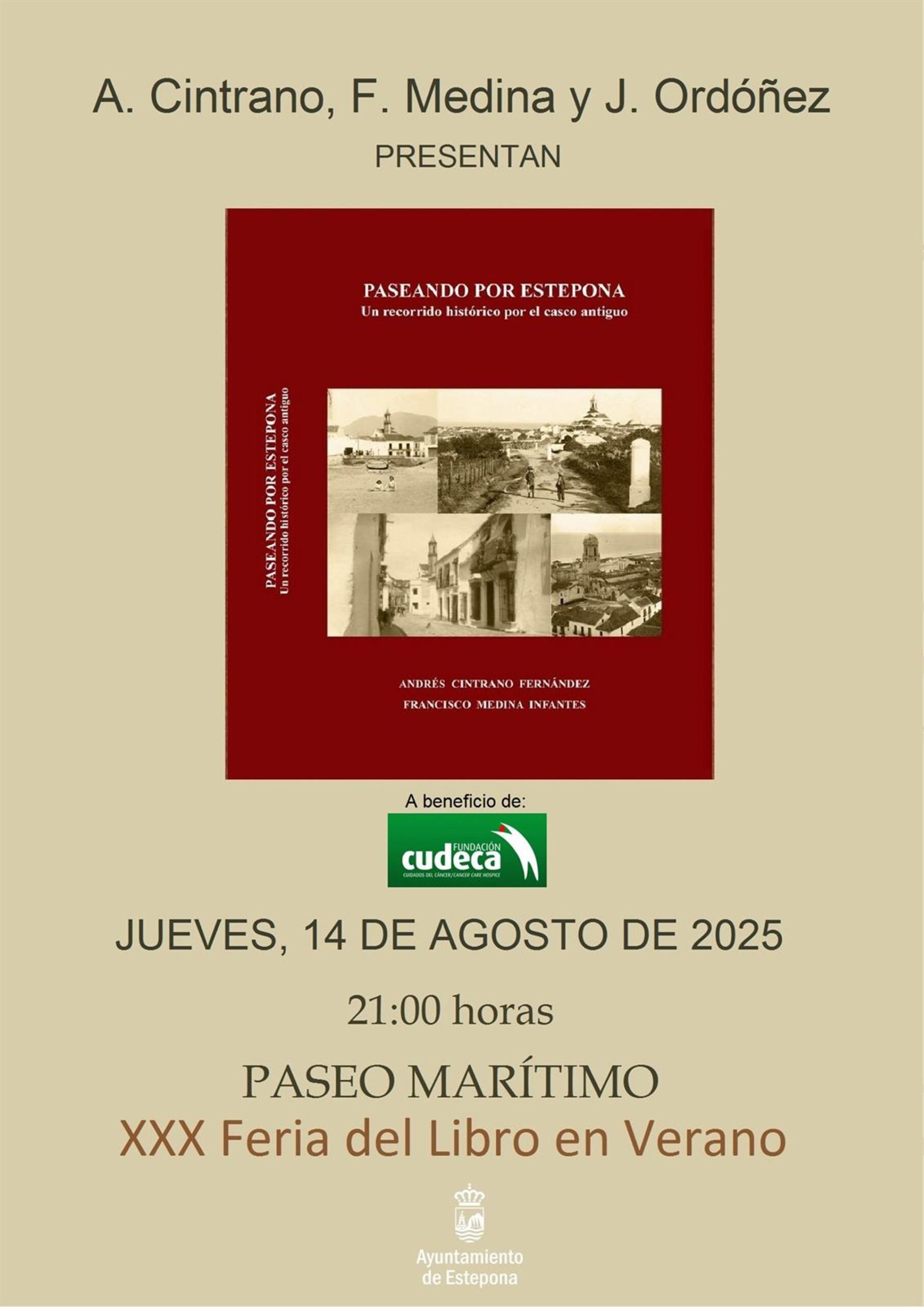 La XXX Feria del Libro acoge la presentación del libro 'Paseando por Estepona'