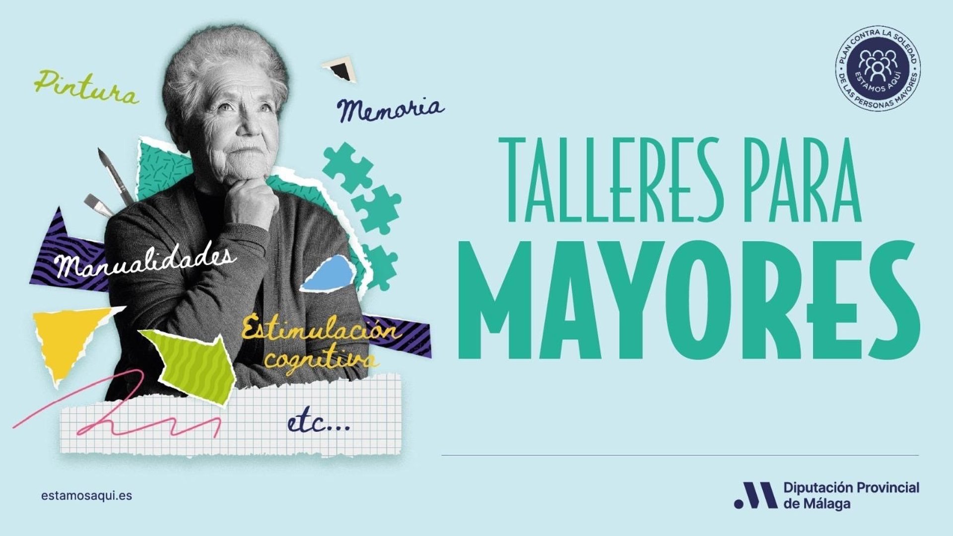 Talleres de ocio y tiempo libre de la Diputación promoverán el envejecimiento activo entre más de 3.000 mayores
