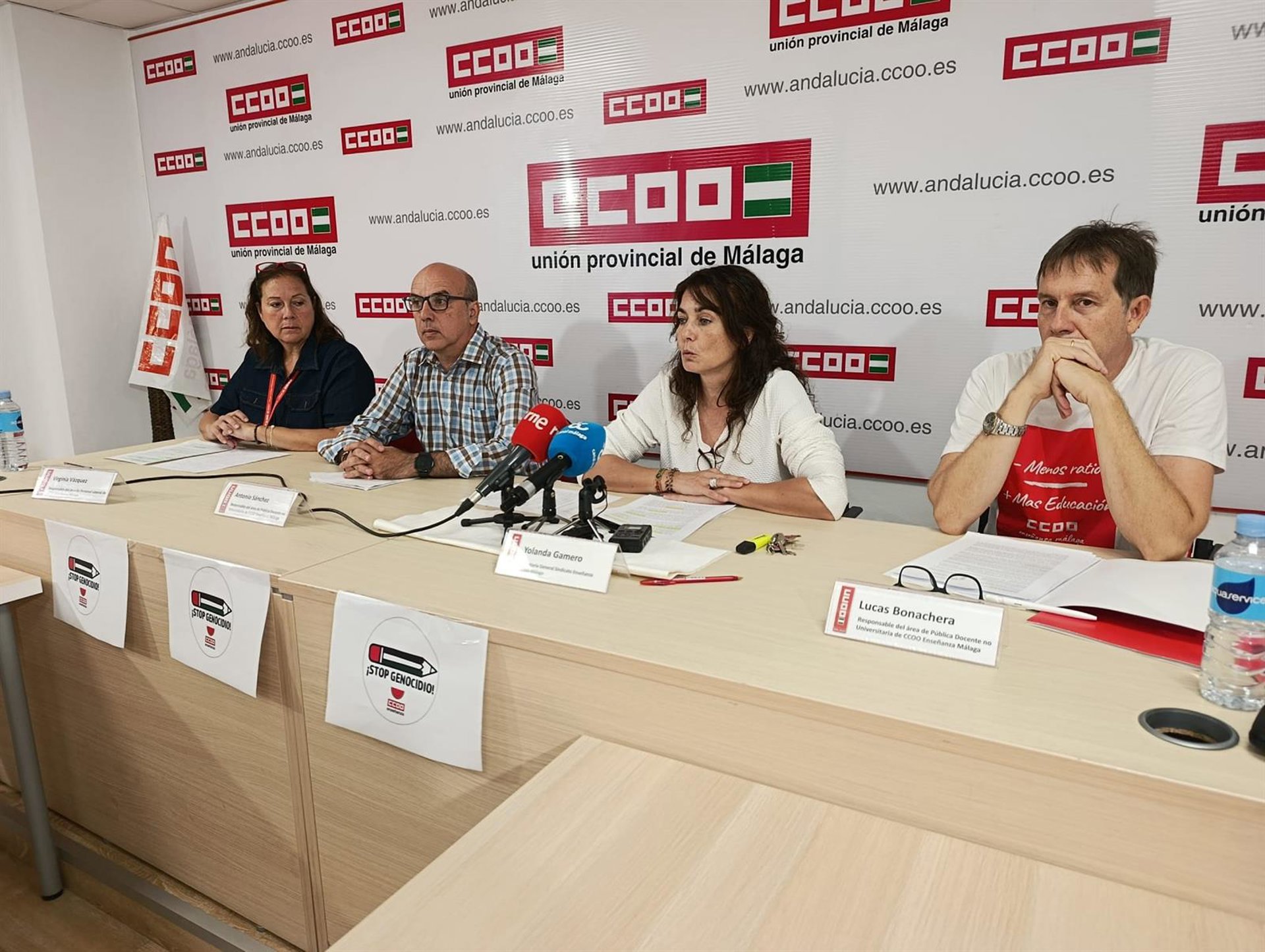 CCOO dice que se repiten los errores del curso escolar anterior en la provincia
