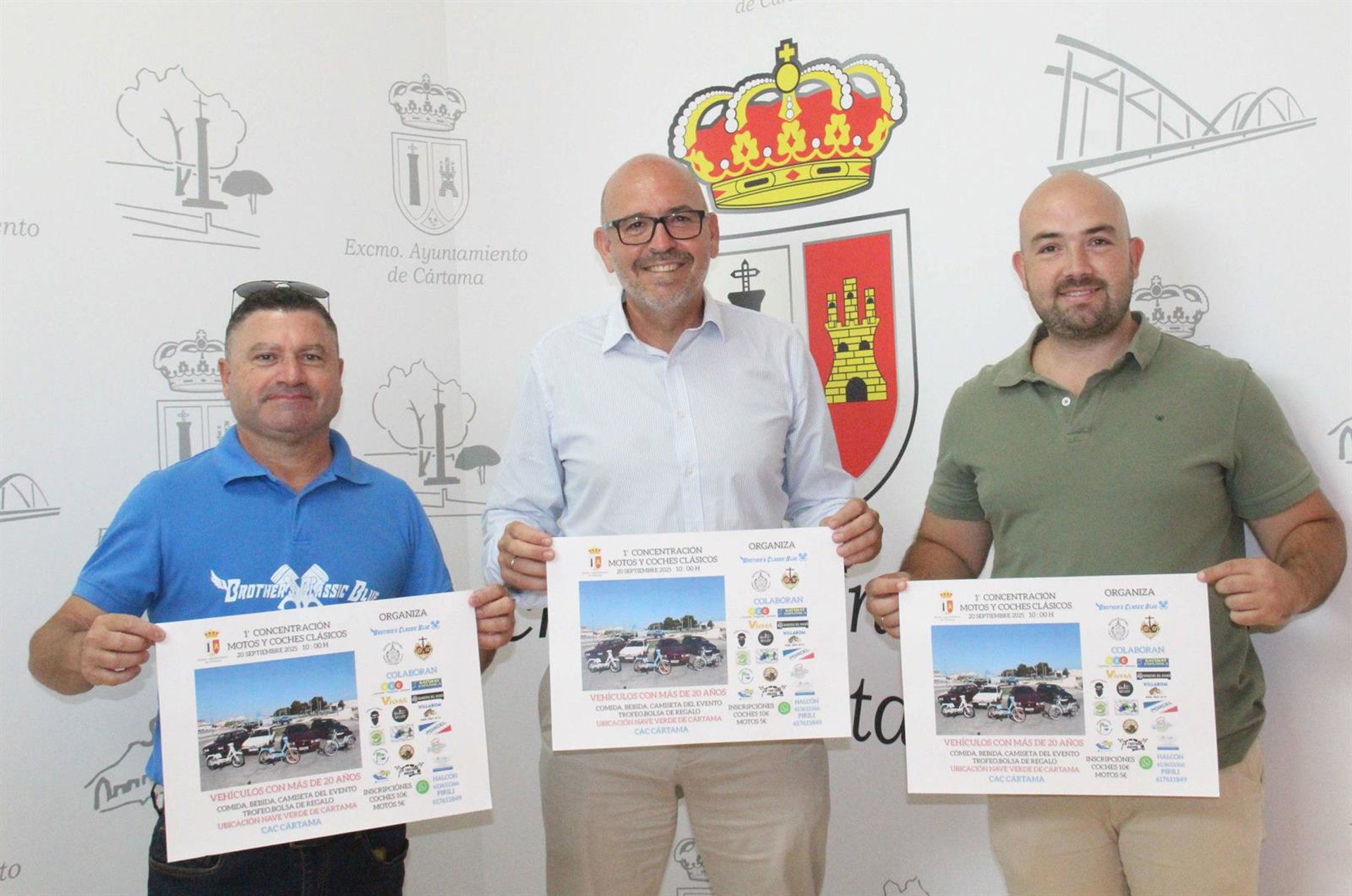Cártama acoge el 20 de septiembre su primera concentración de coches y motos clásicas