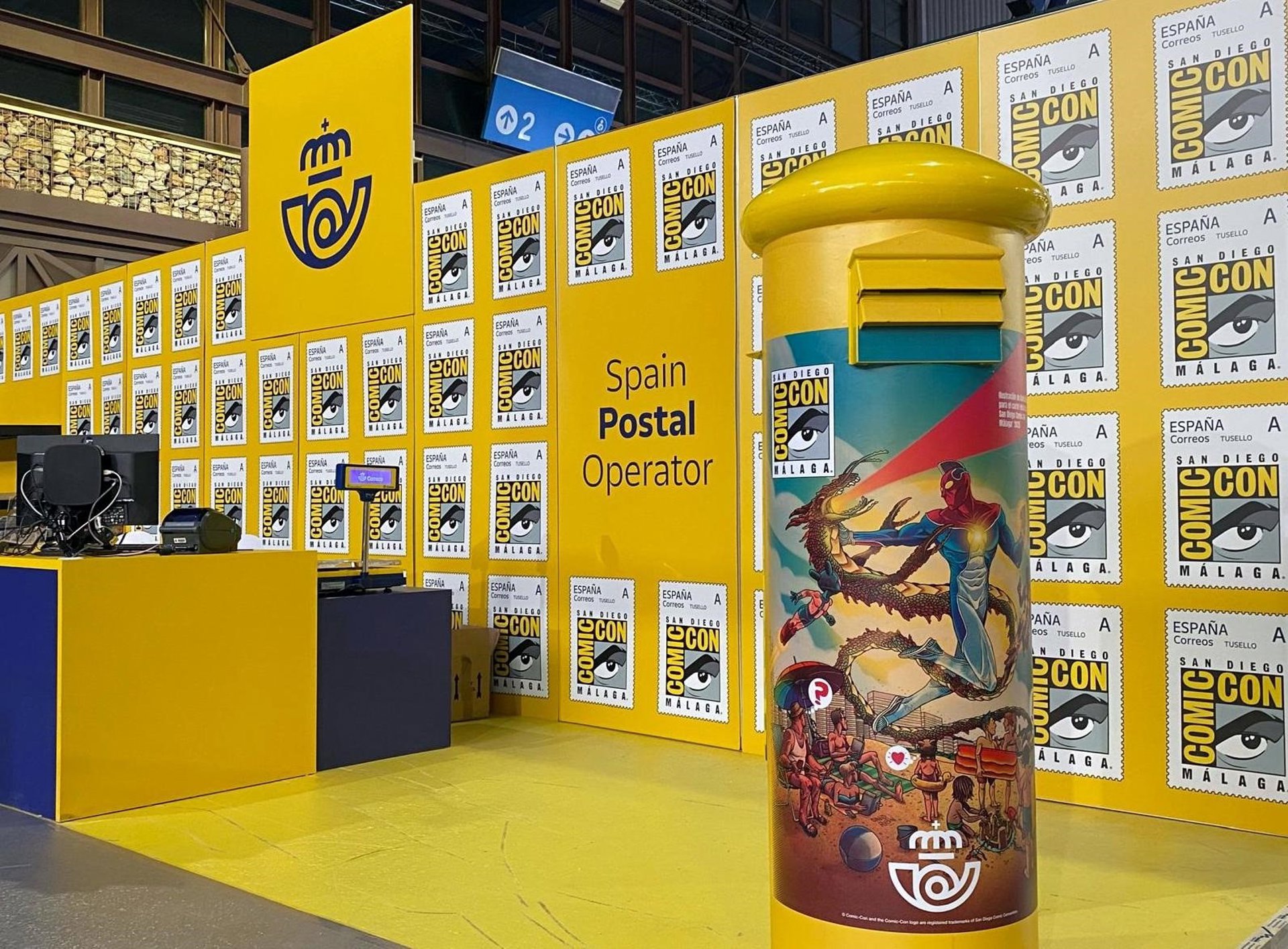 Correos se une a la Comic-Con Málaga, el gran evento de la cultura pop que llega por primera vez a Europa