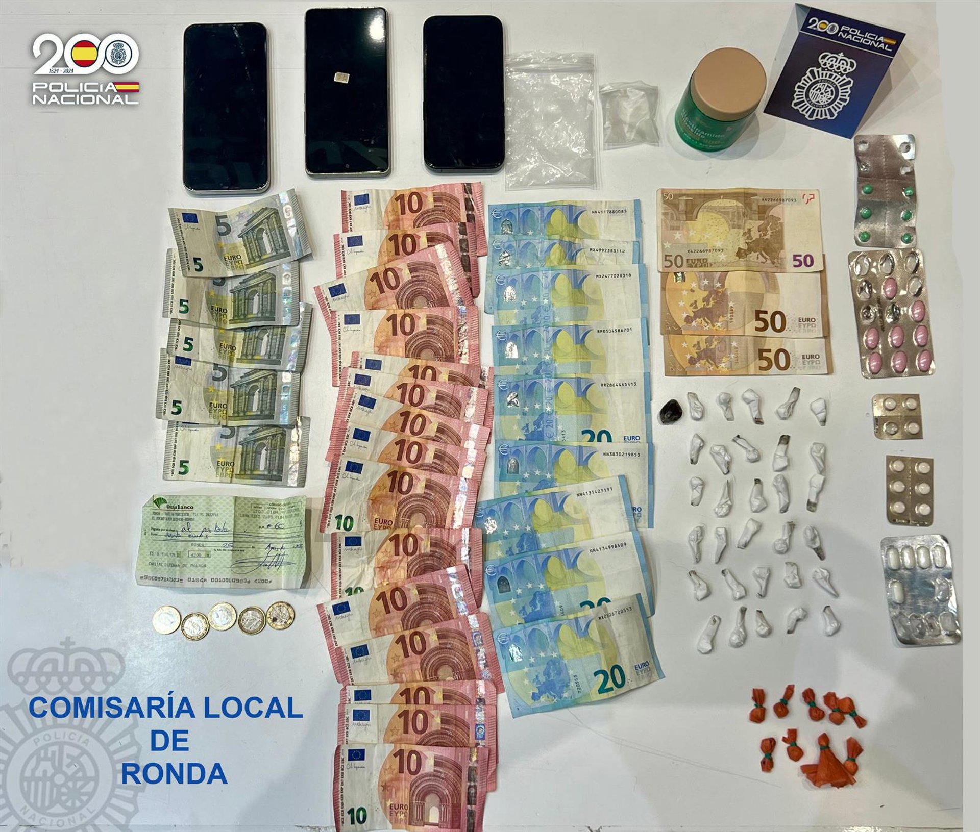 Detenidas once personas y tramitadas 38 actas, la mayoría por drogas, durante la Feria de Ronda